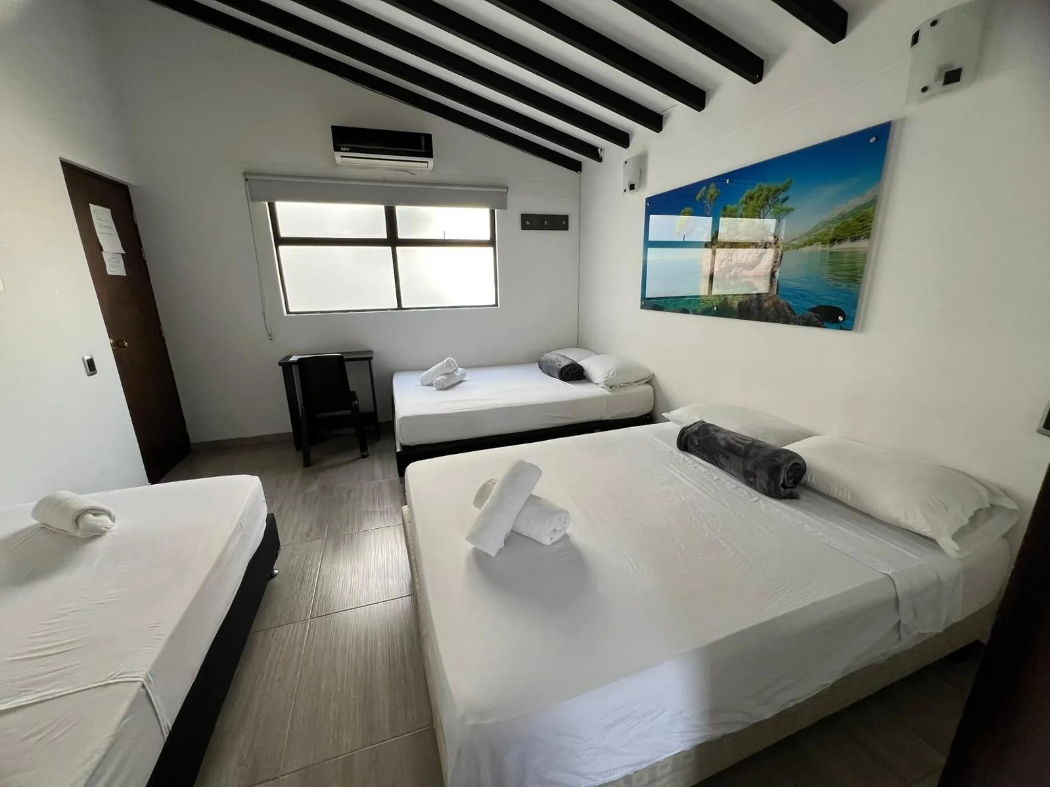 Bed in Hotel Jardin de Laureles Jeps