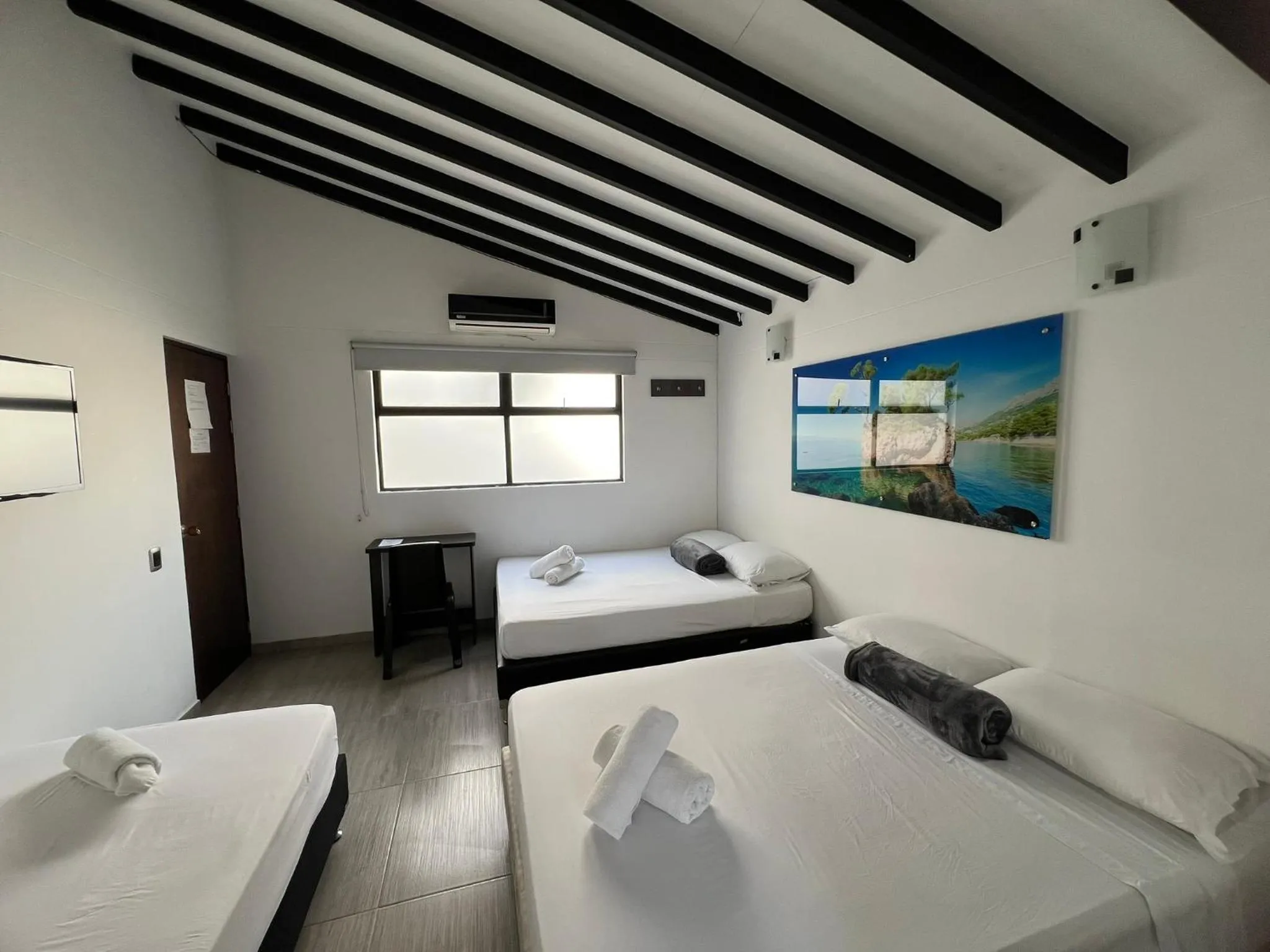 Bed in Hotel Jardin de Laureles Jeps