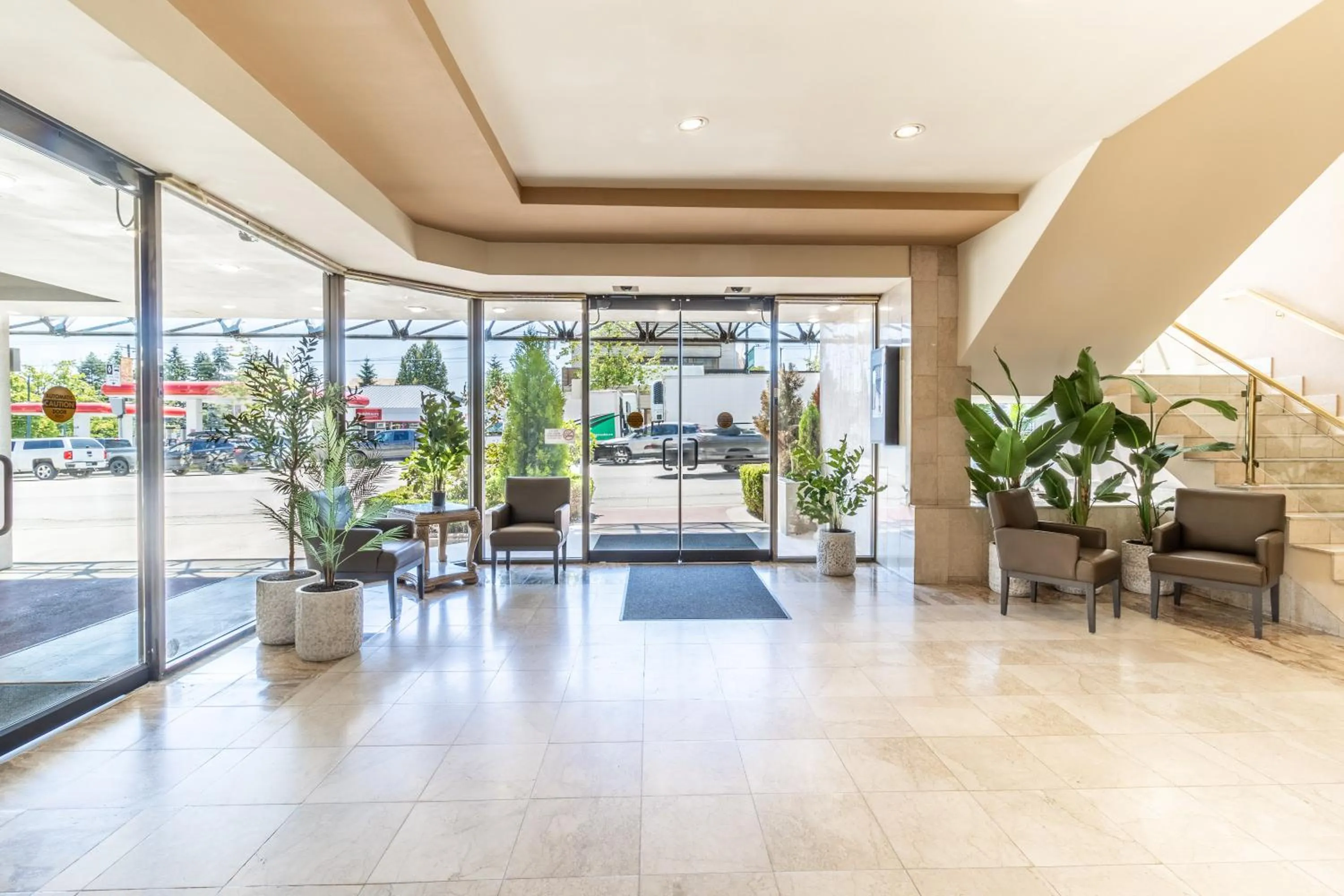 Facade/entrance in Atrium Hotel Vancouver
