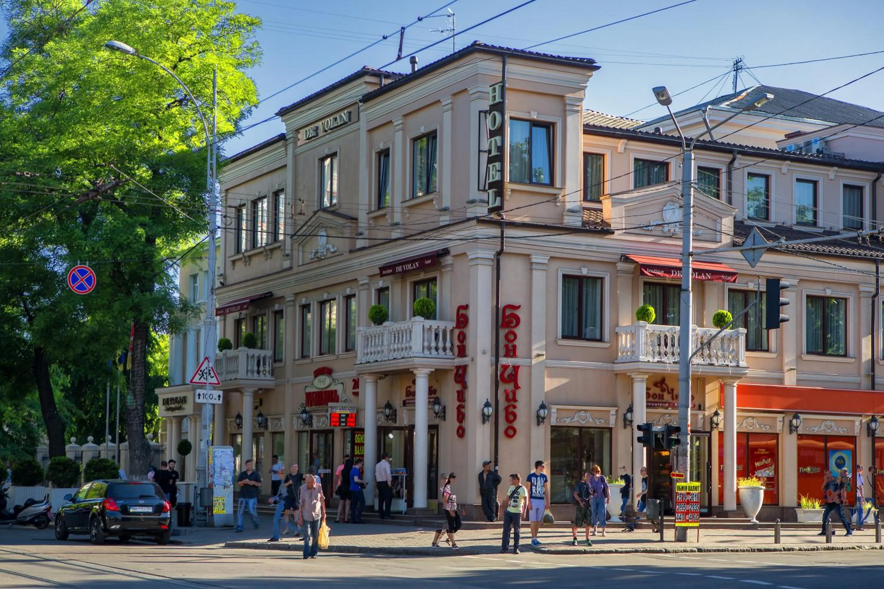 Decorative detail in De Volan Boutique Hotel