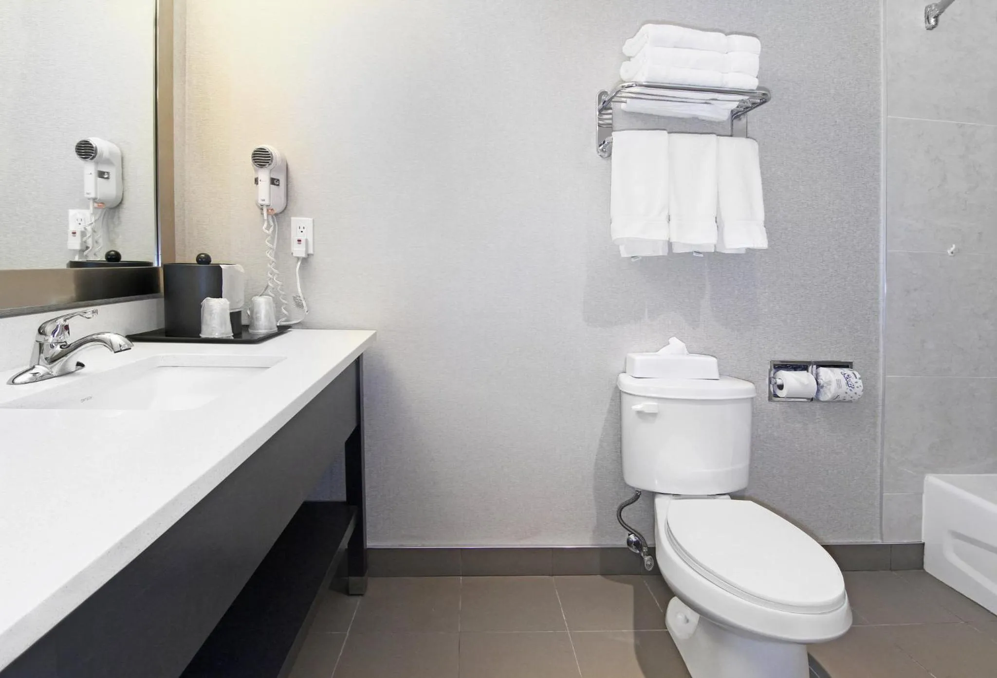 Bathroom in Holiday Inn Express and Suites Calgary by IHG