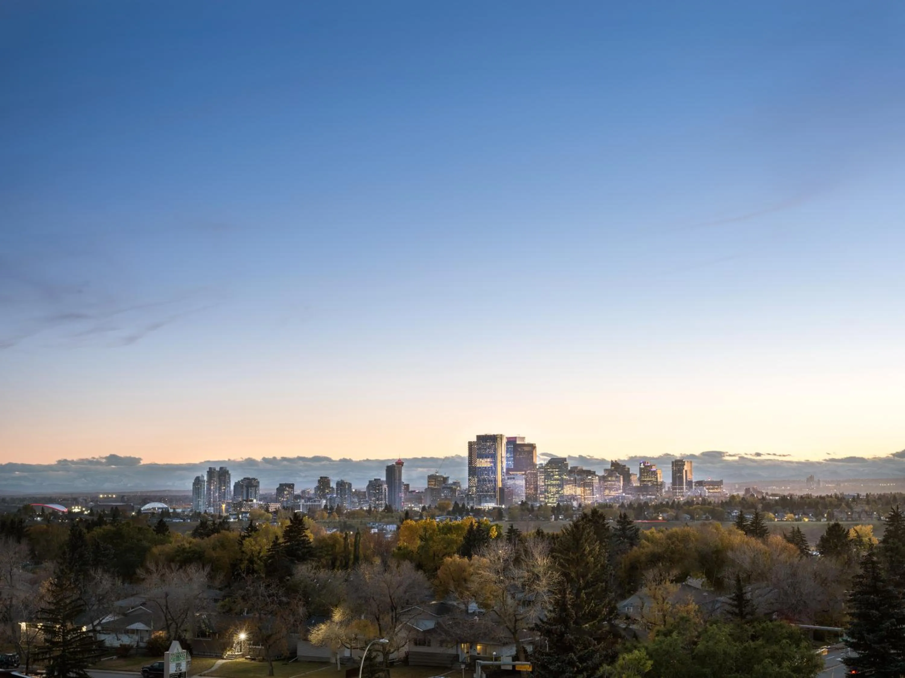 City view in Holiday Inn Calgary Airport by IHG