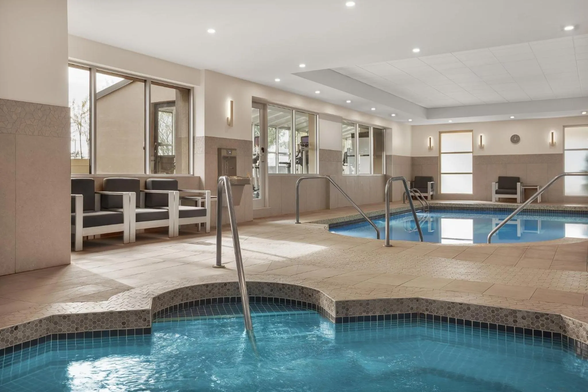 Swimming pool in Holiday Inn Calgary Airport by IHG