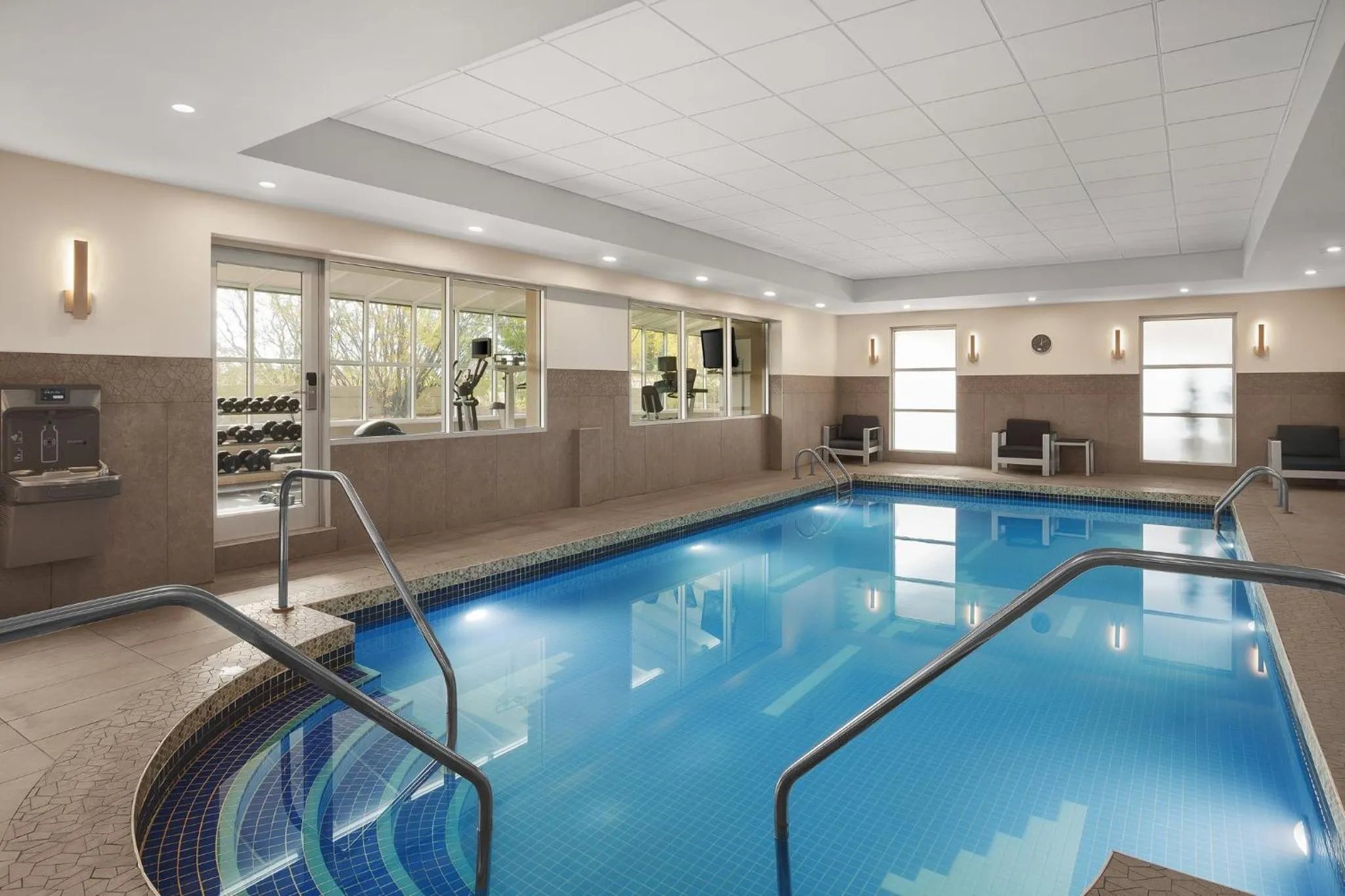 Swimming pool in Holiday Inn Calgary Airport by IHG