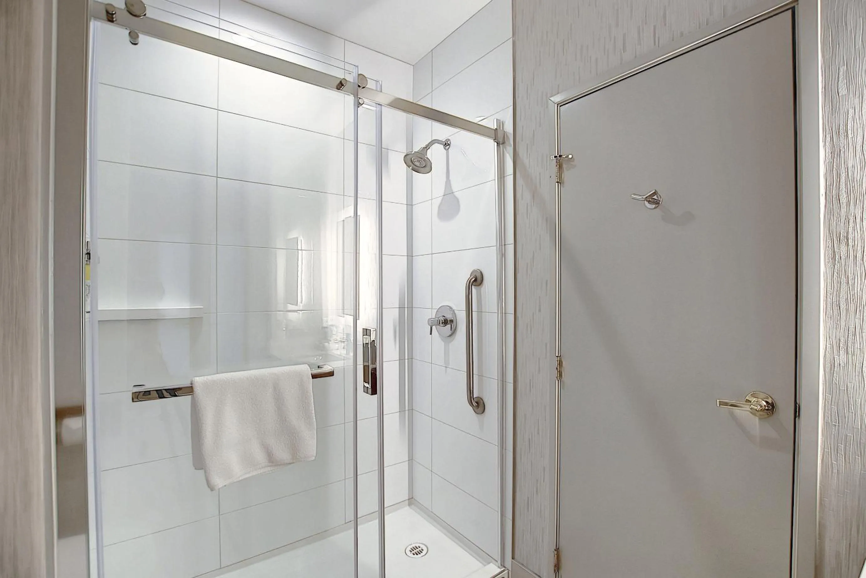 Bathroom in Holiday Inn Express Airport Calgary by IHG