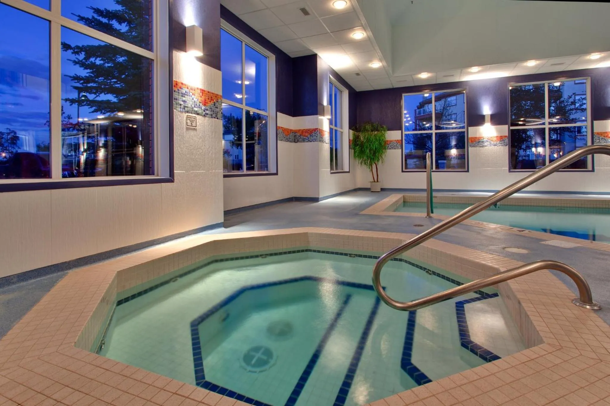 Swimming pool in Holiday Inn Express Calgary South by IHG