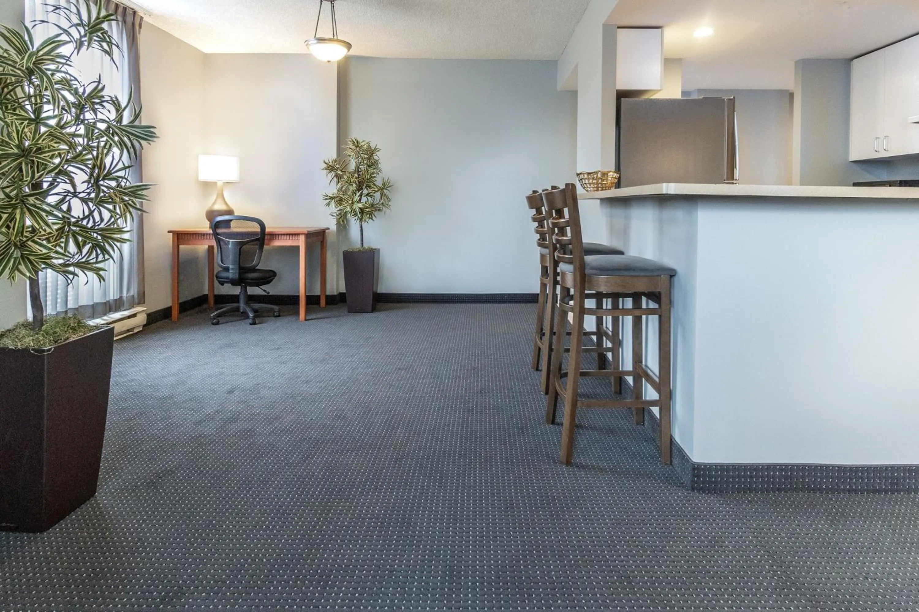 Kitchen or kitchenette in Hôtel Saint-Laurent Montréal