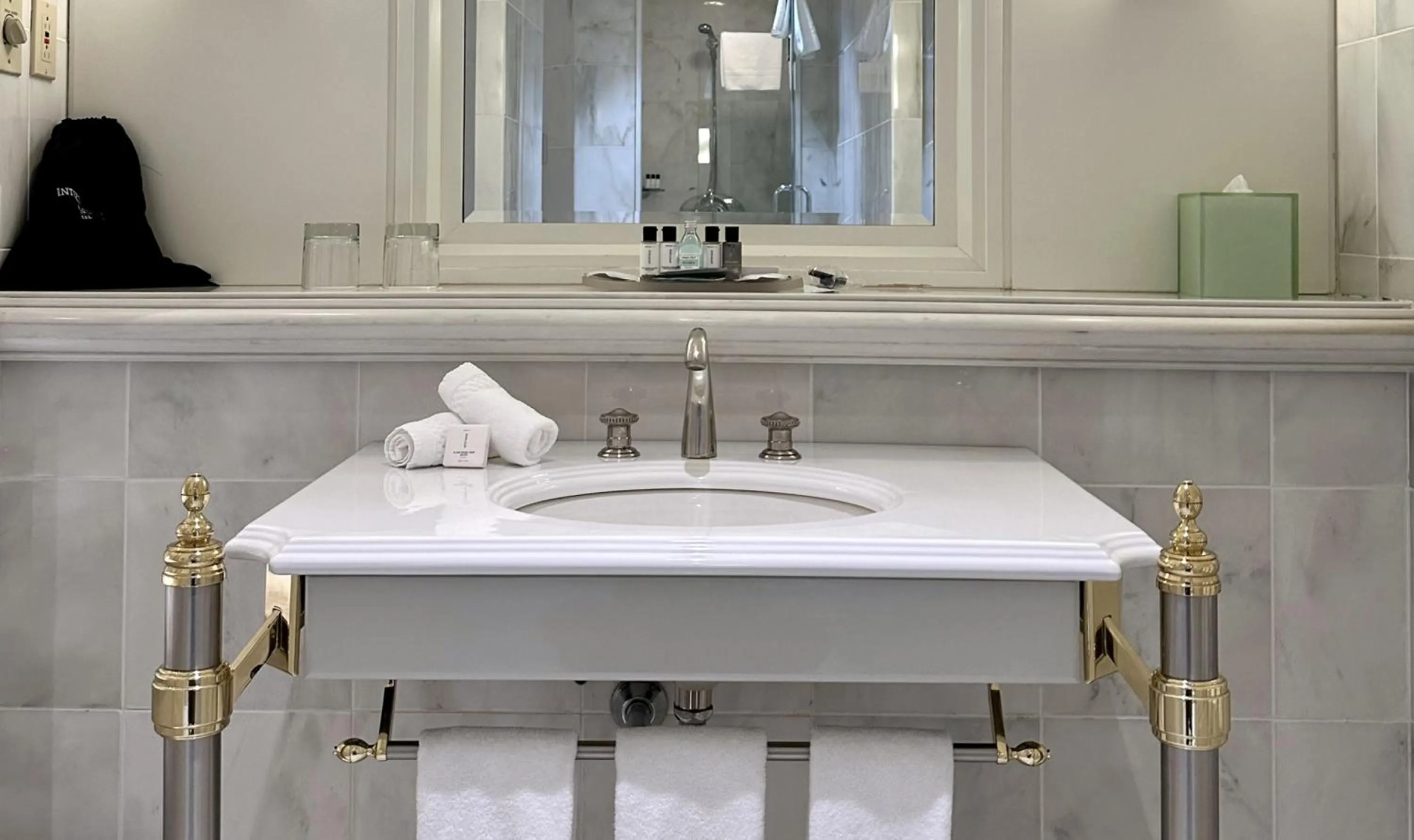 Bathroom in InterContinental Montreal by IHG