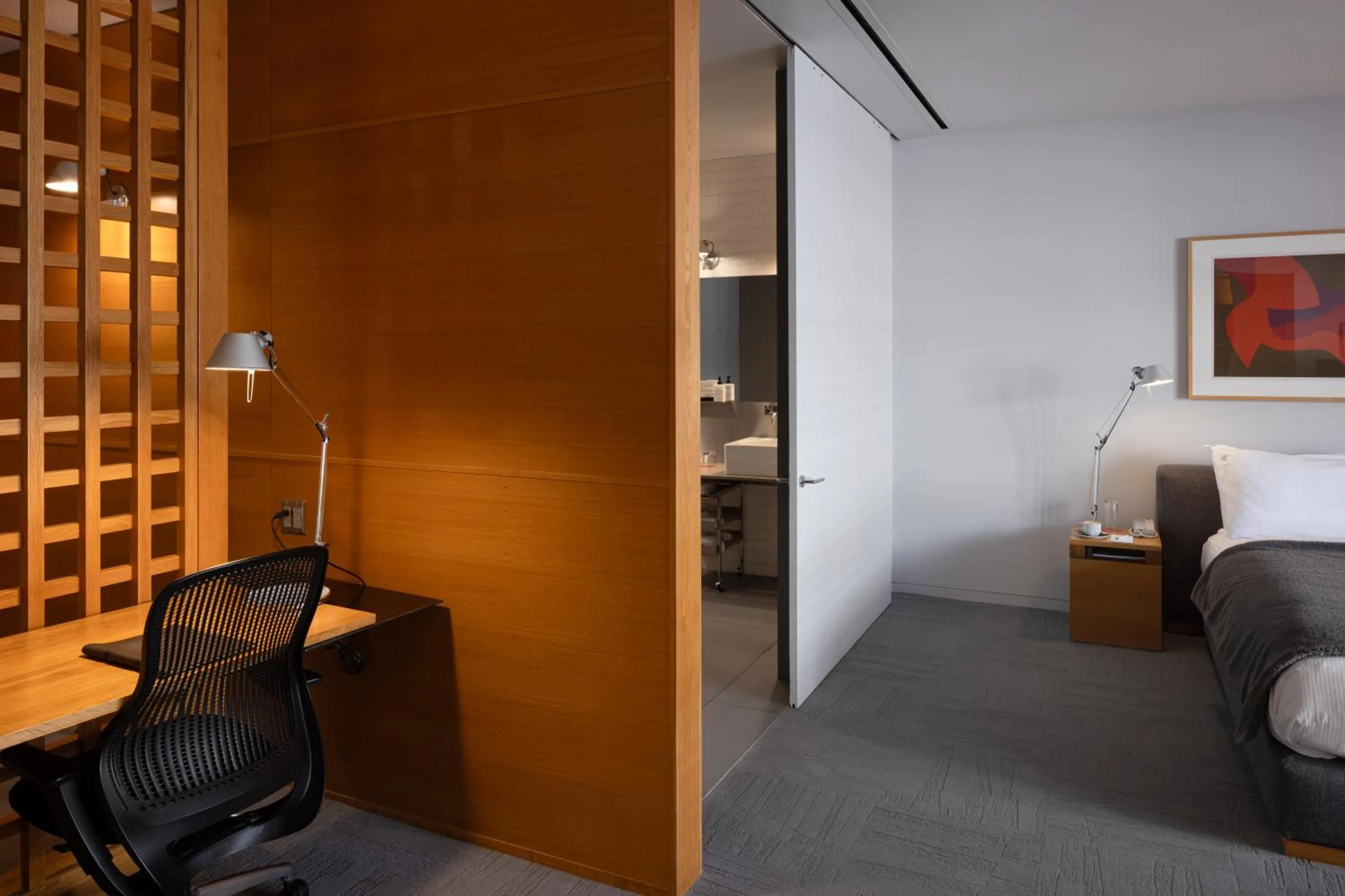 Seating area, Bed in Hotel Gault