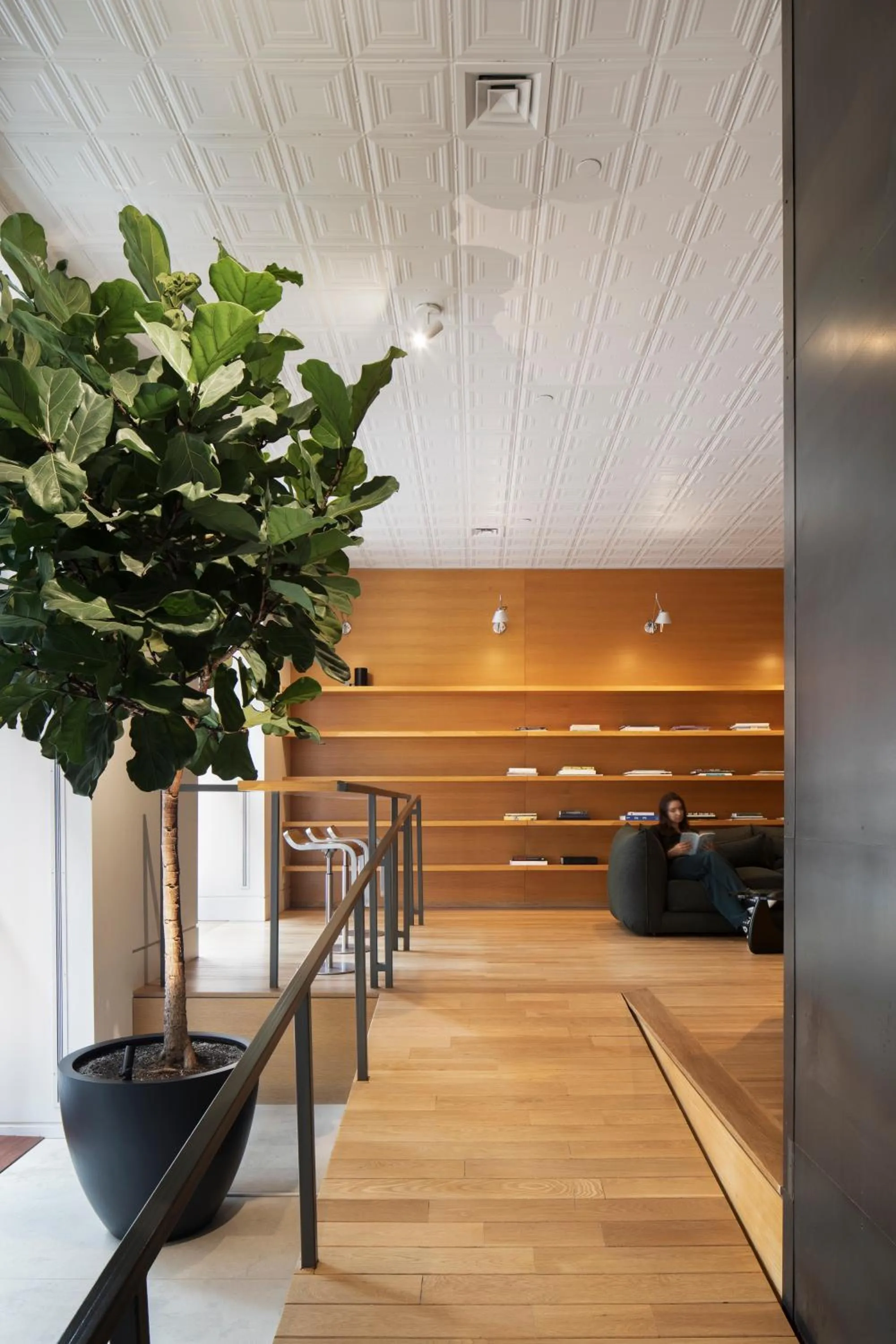 Library in Hotel Gault