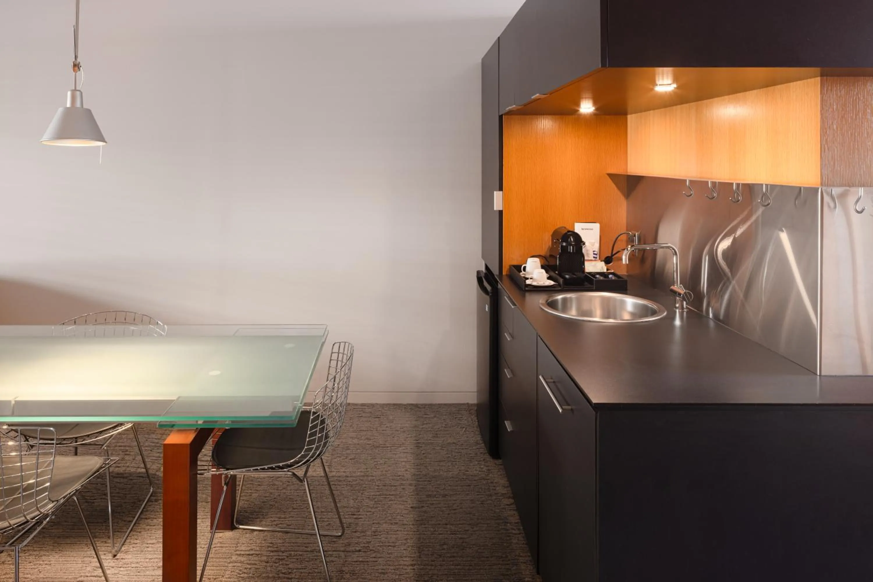Kitchen or kitchenette in Hotel Gault