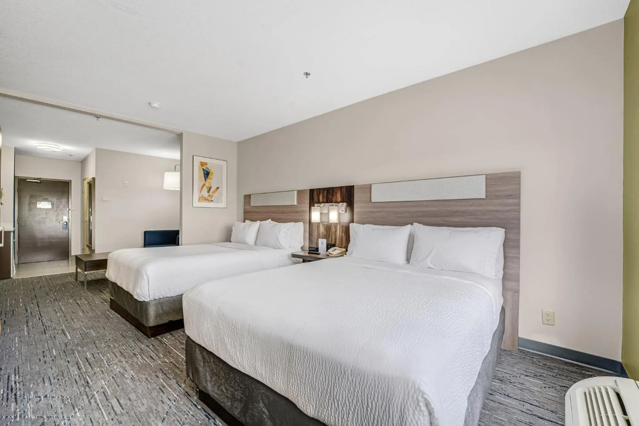 Photo of the whole room, Bed in Holiday Inn Express Hotel & Suites-Edmonton South by IHG
