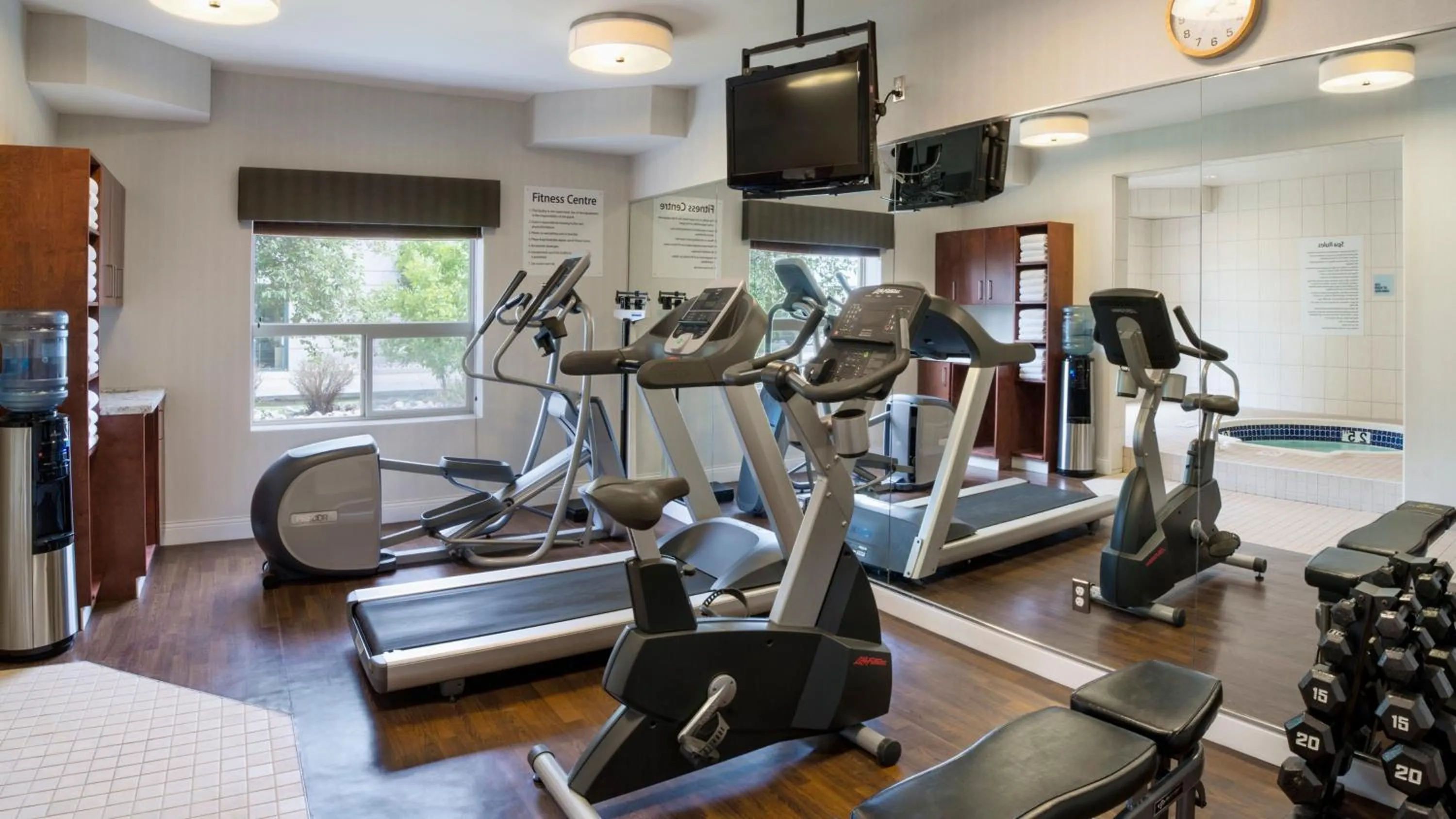 Fitness centre/facilities in Holiday Inn Express Hotel & Suites Sherwood Park-Edmonton Area by IHG