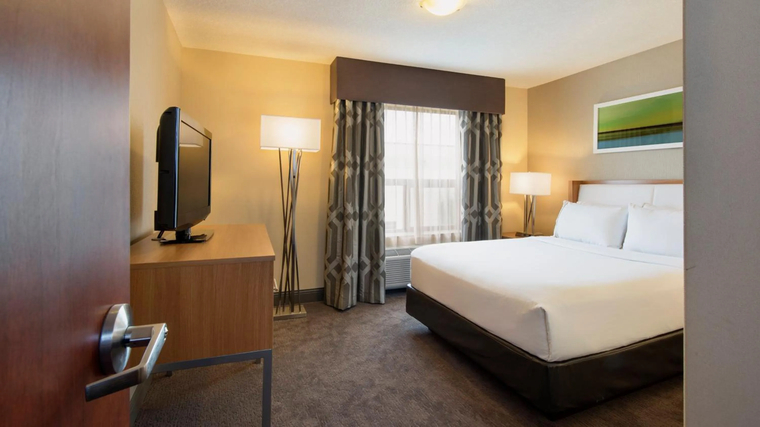 Photo of the whole room, Bed in Holiday Inn Express Hotel & Suites Sherwood Park-Edmonton Area by IHG