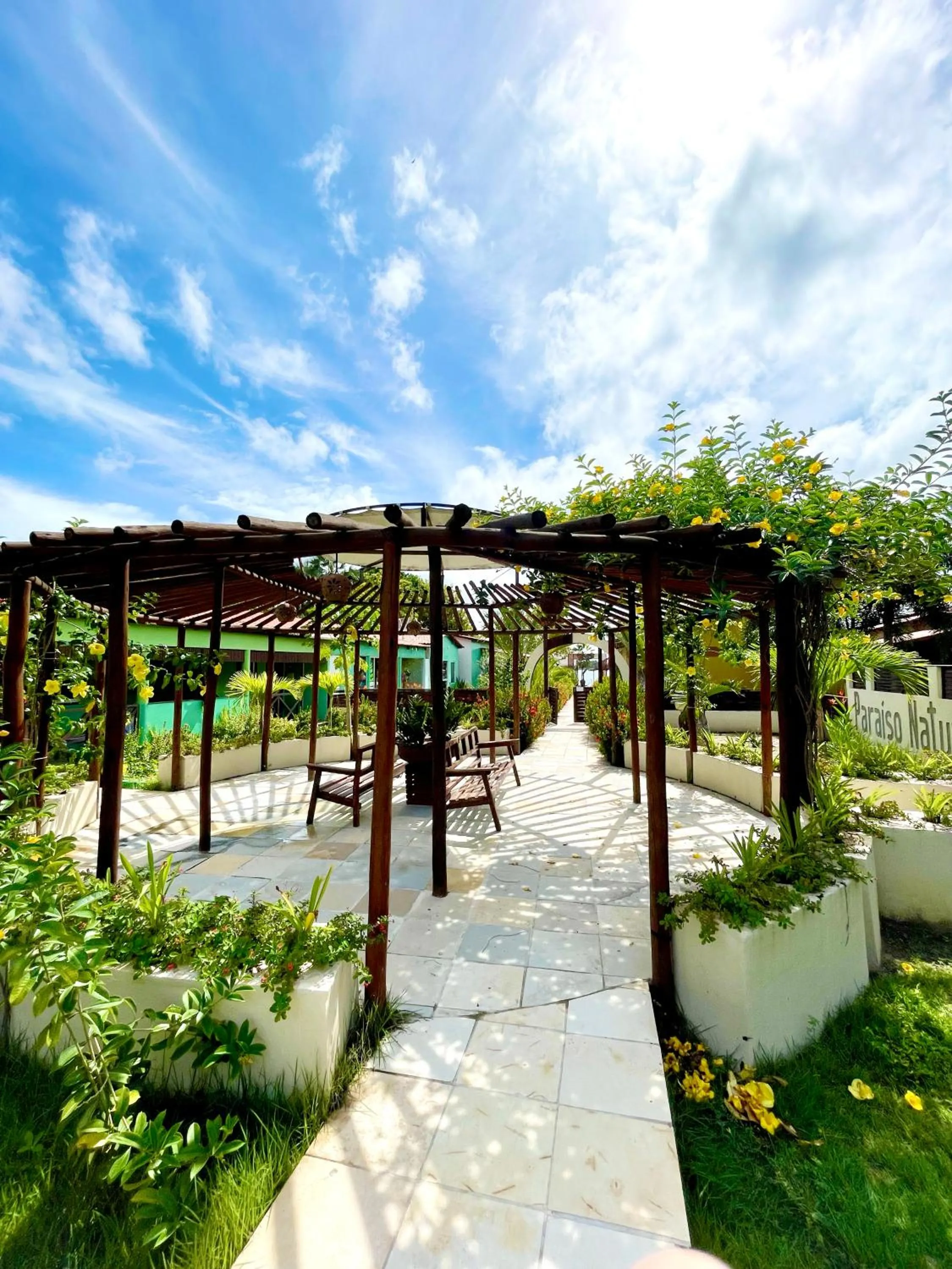 Garden in Pousada e Restaurante Paraíso Natural