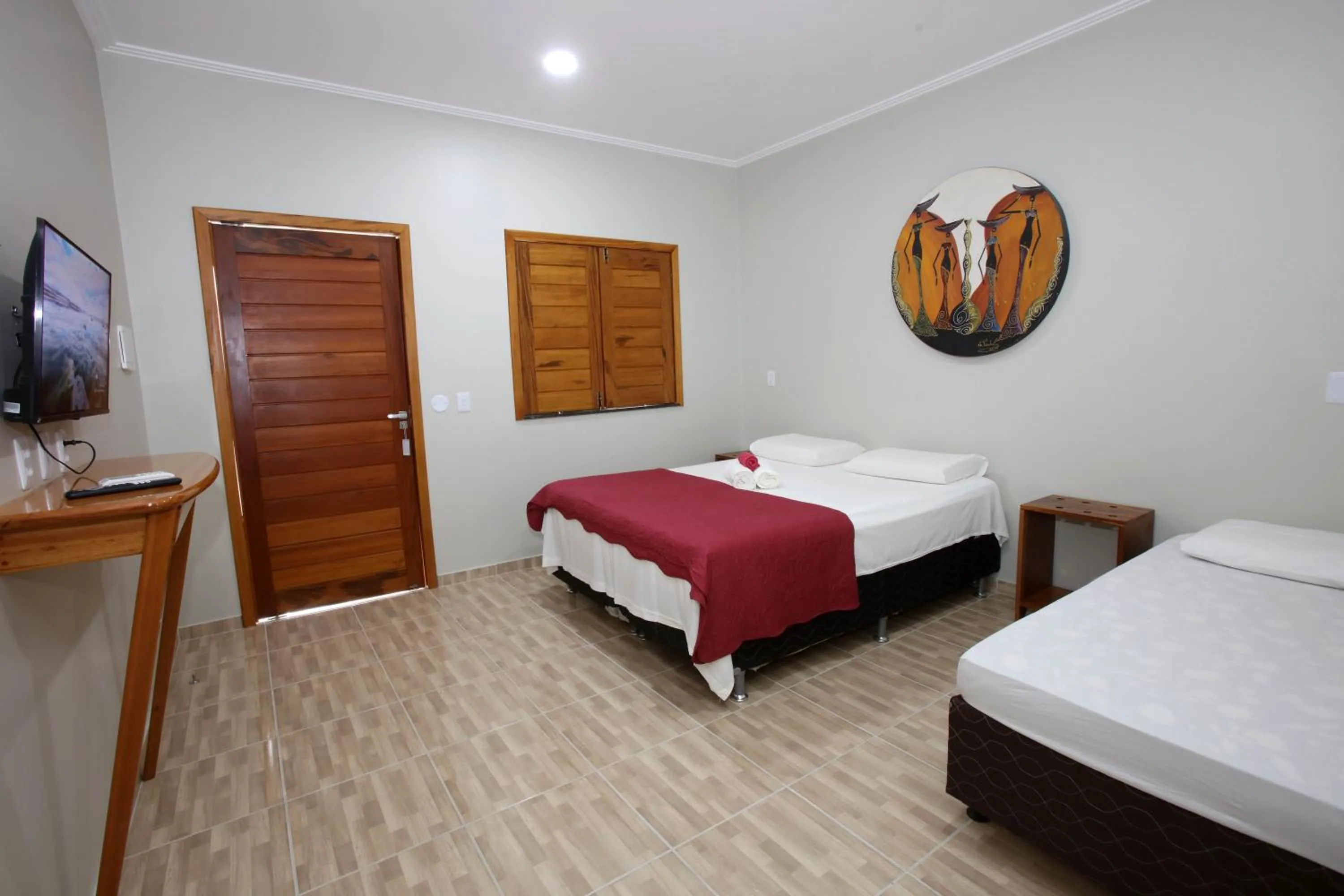 Bedroom, Bed in Pousada e Restaurante Paraíso Natural