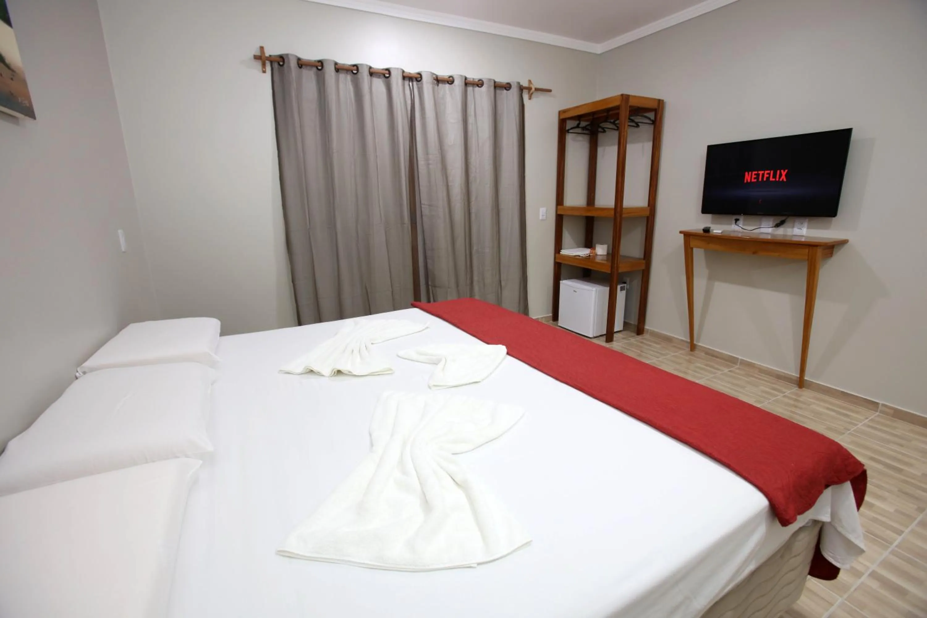 Bed in Pousada e Restaurante Paraíso Natural