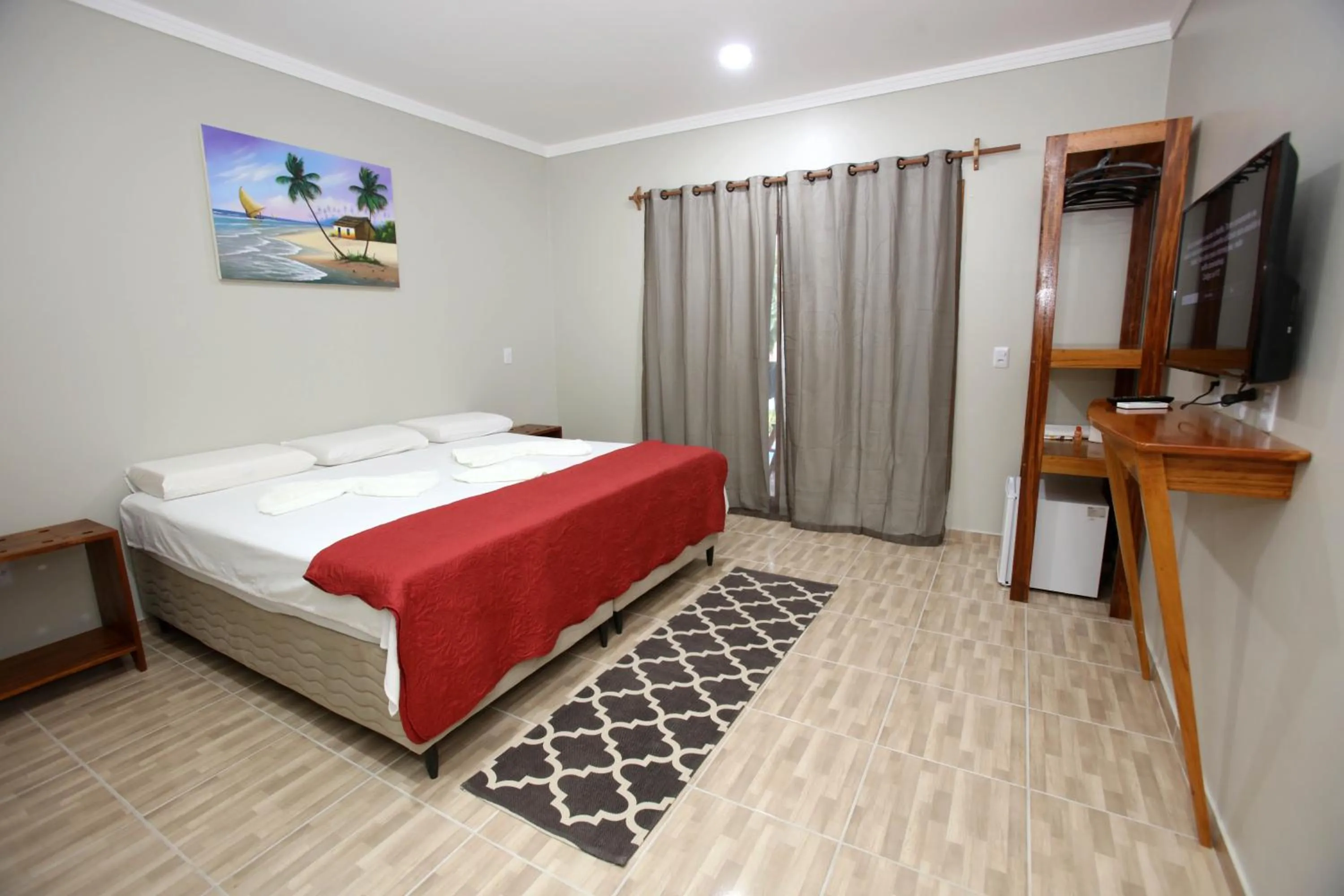 Bed in Pousada e Restaurante Paraíso Natural