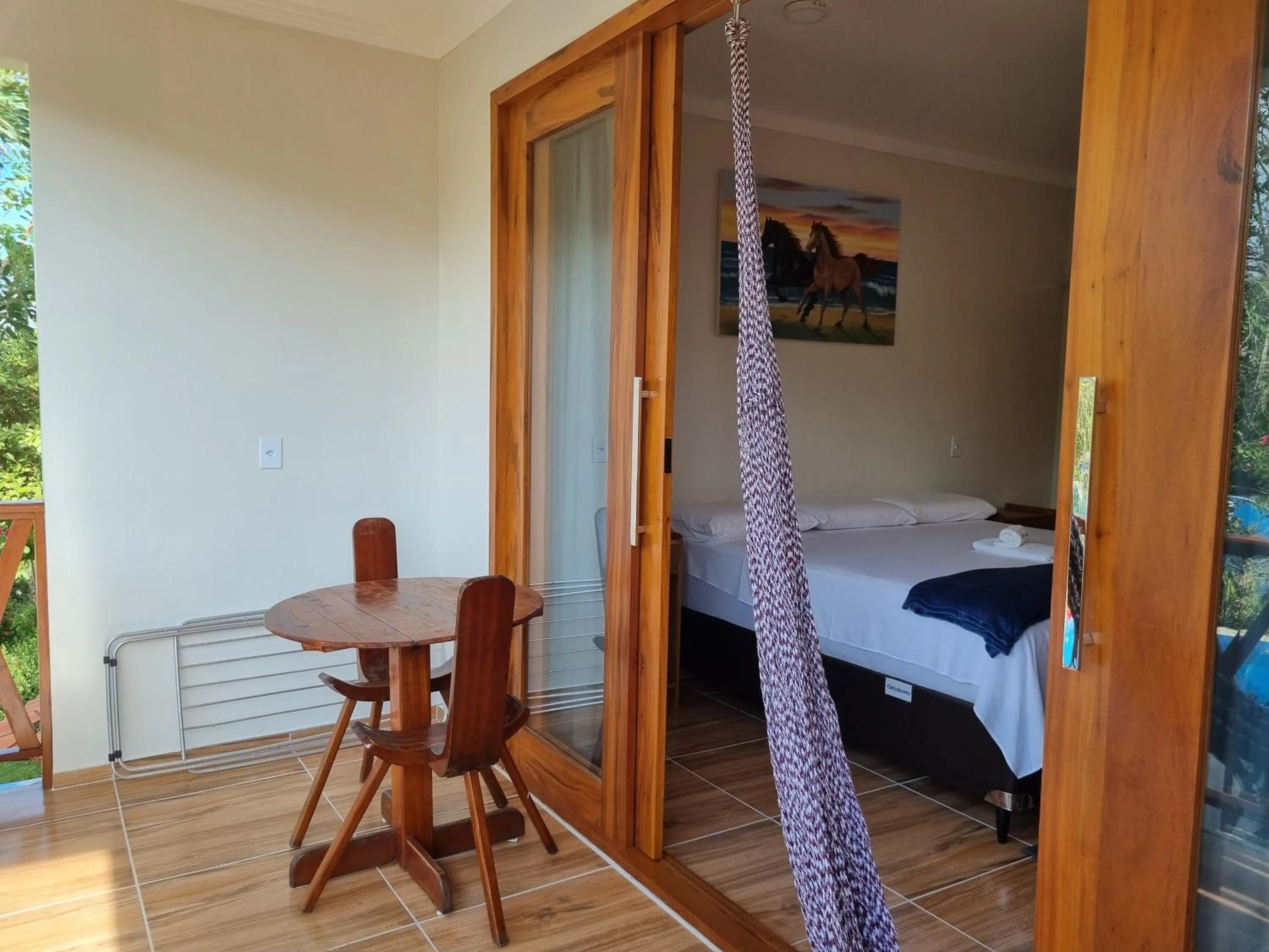 Photo of the whole room, Bed in Pousada e Restaurante Paraíso Natural