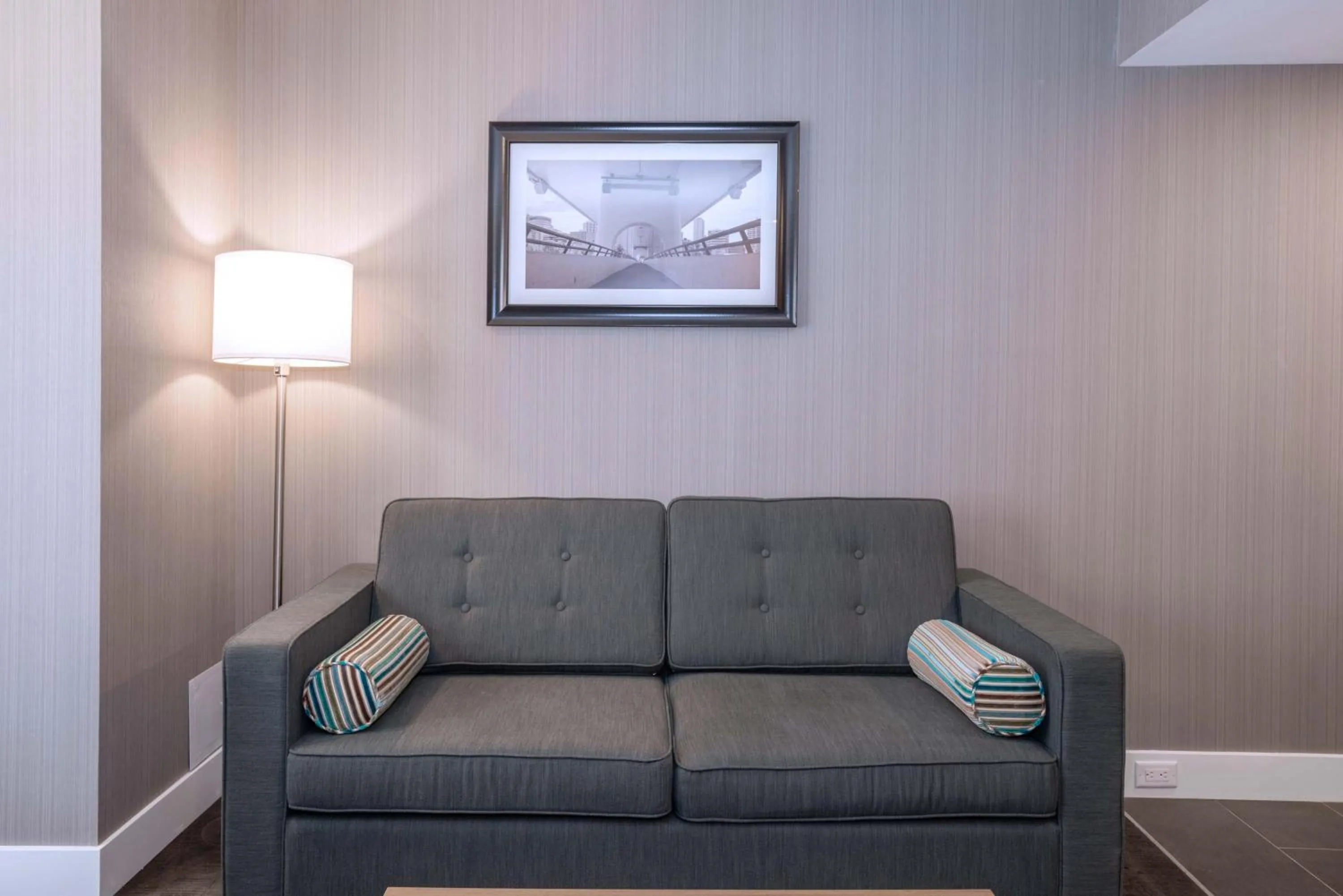 Bedroom in Sandman Signature Calgary Downtown Hotel