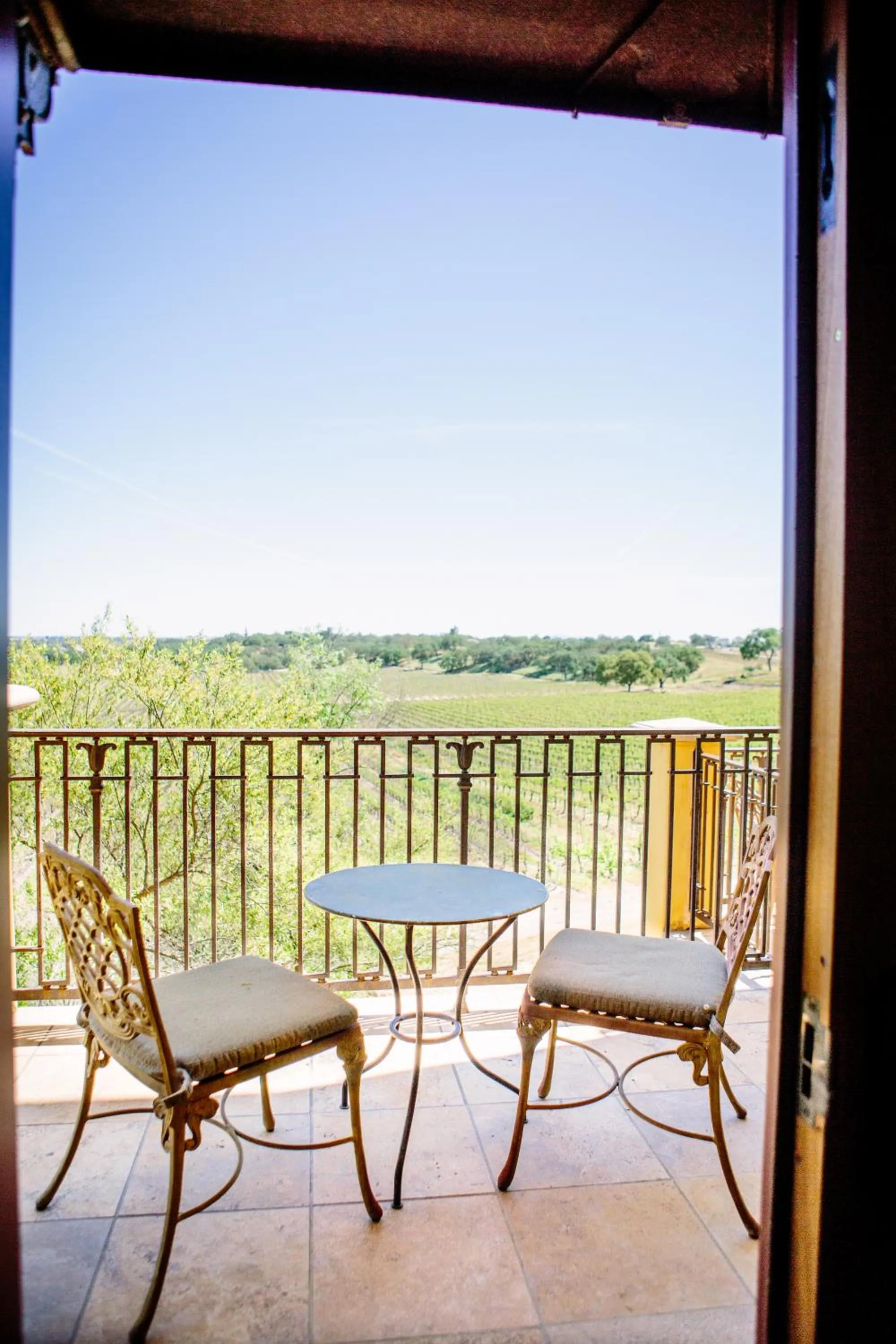 Patio in CaliPaso Winery & Villa