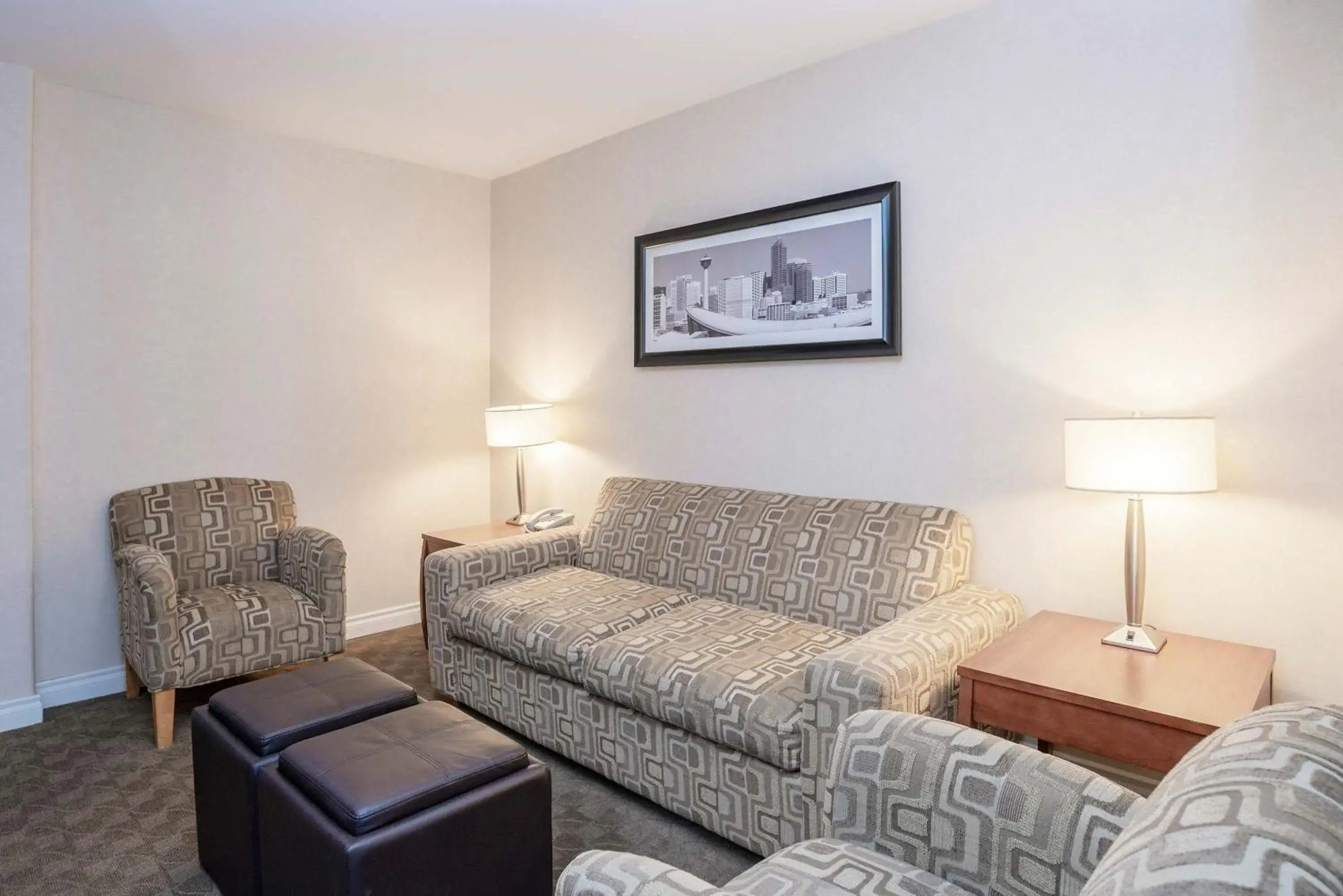 Standard Suite, 1 King Bed, Sofa Bed, Kitchenette in Sandman Hotel & Suites Calgary West Standard Suite, 1 King Bed, Sofa Bed, Kitchenette in Sandman Hotel & Suites Calgary West