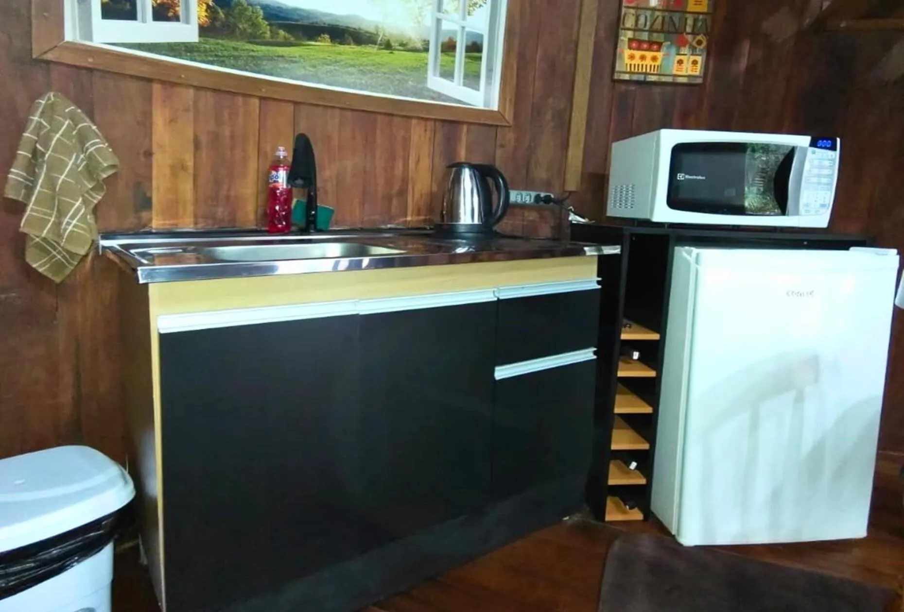 Kitchen or kitchenette in Chalé Temático em Pipa de Vinho - Parada da Pipa Chalés