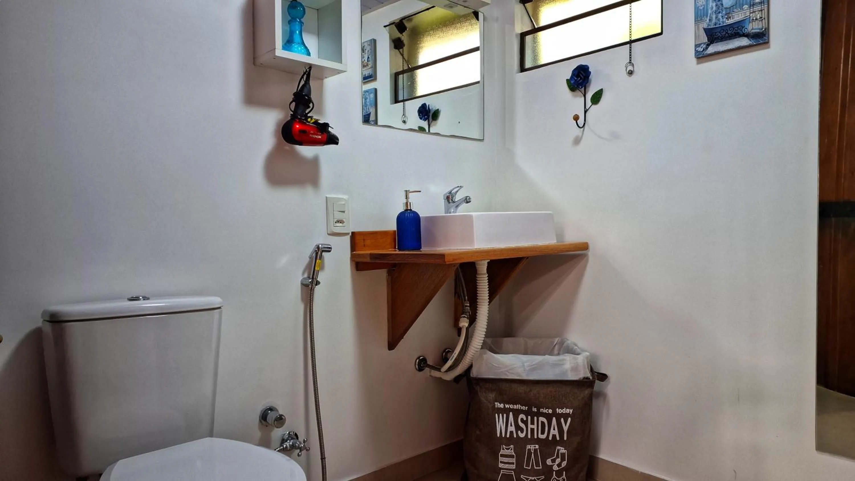 Bathroom in Chalé Temático em Pipa de Vinho - Parada da Pipa Chalés