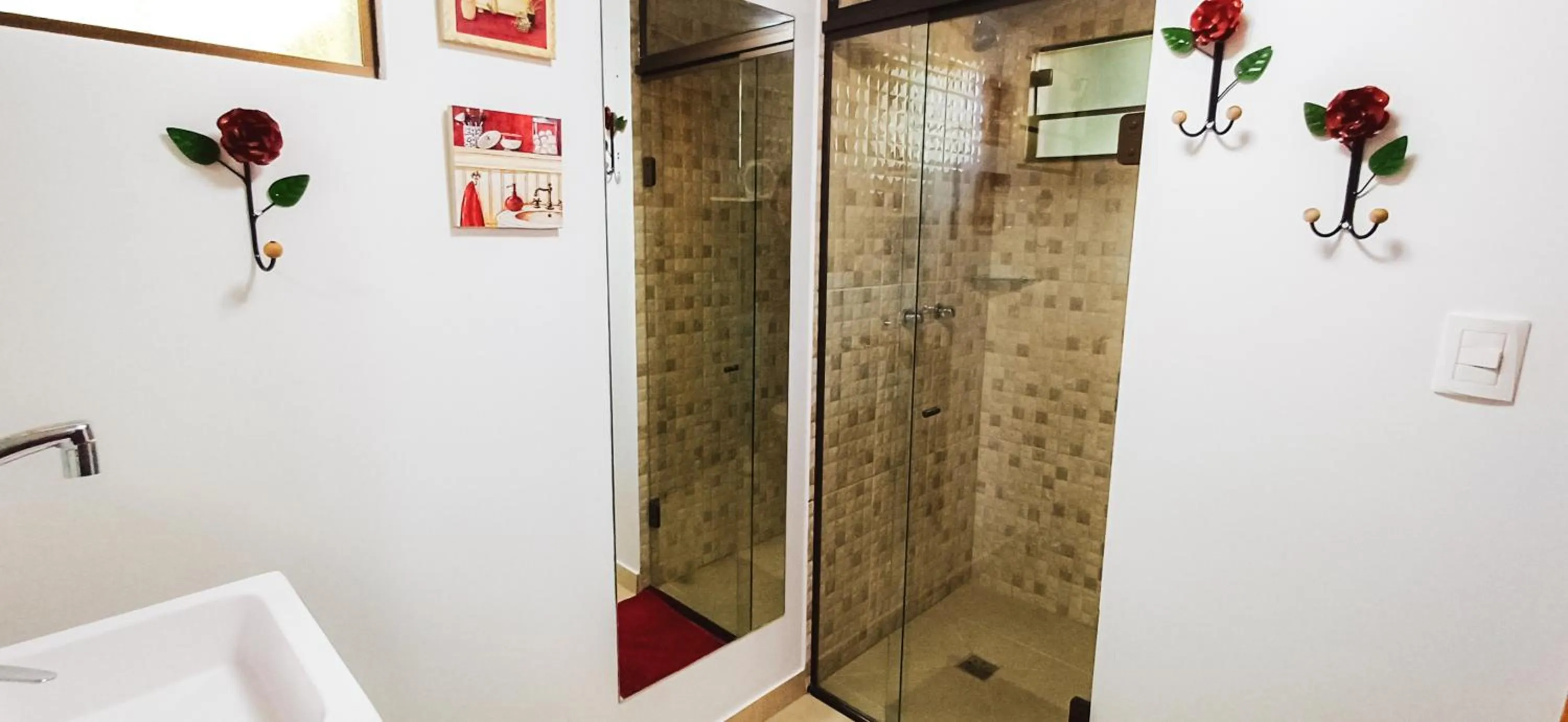 Bathroom in Chalé Temático em Pipa de Vinho - Parada da Pipa Chalés