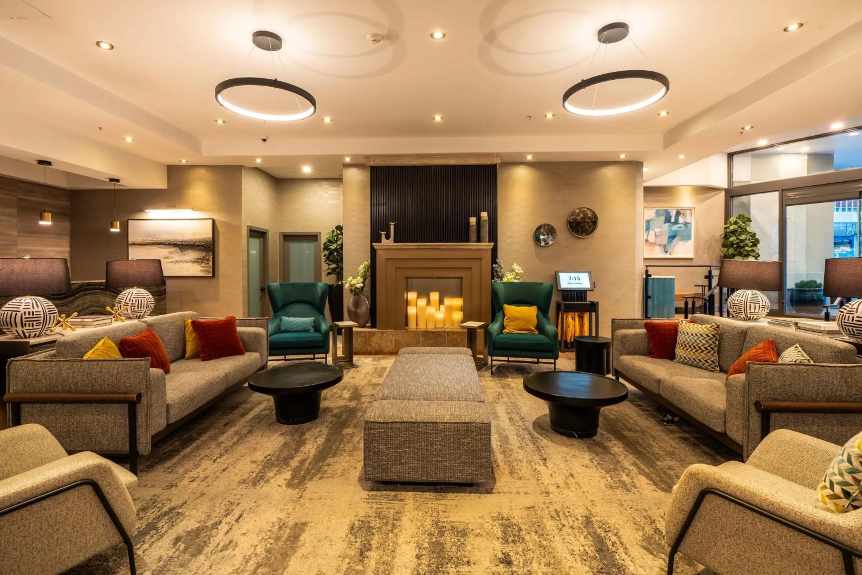 Lobby or reception in Sandman Hotel Vancouver Downtown