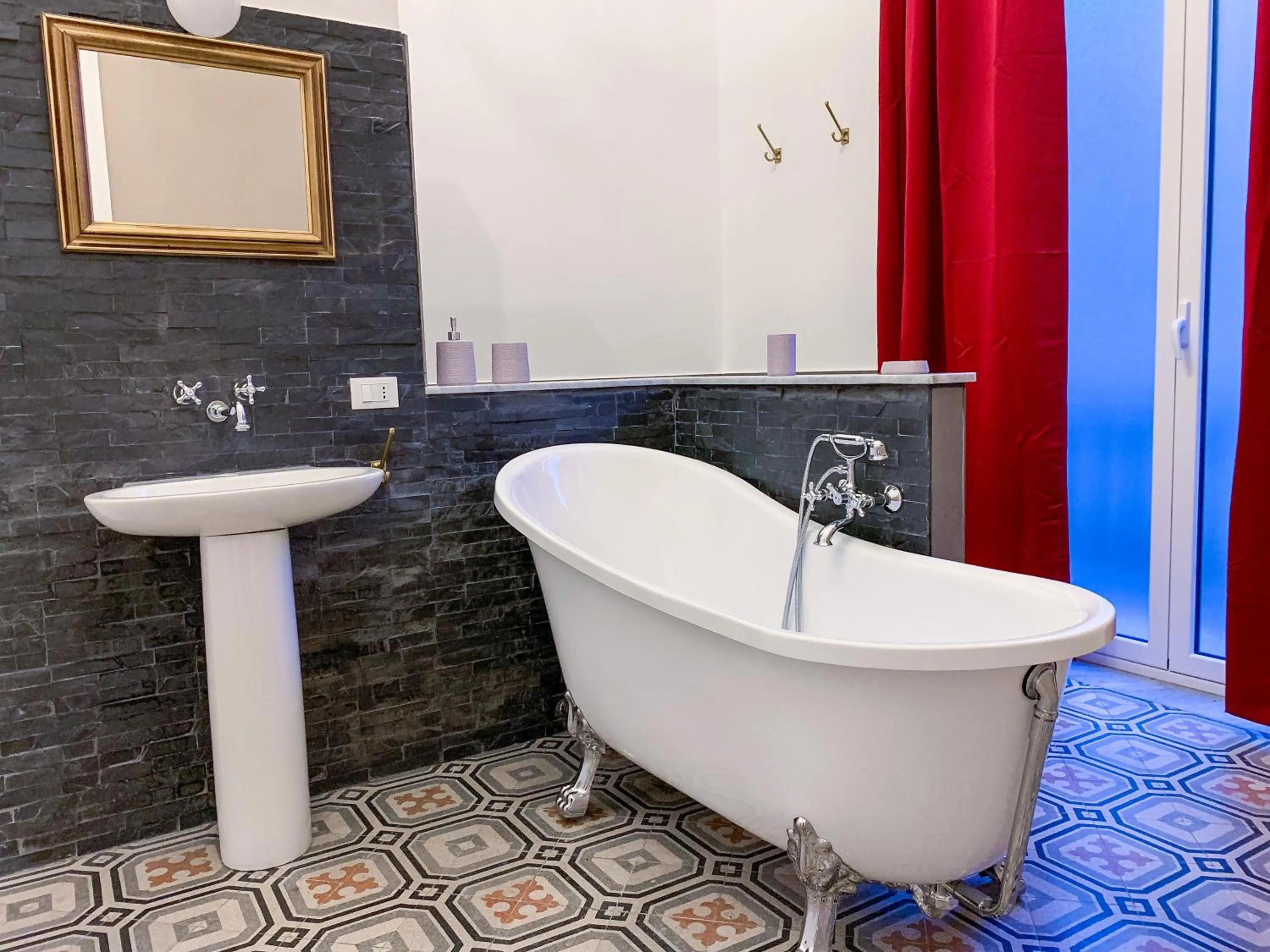 Bathroom in Liberty Suites