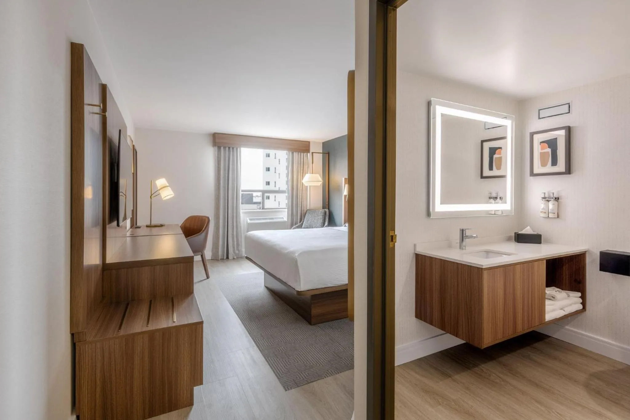 Photo of the whole room, Bed in Holiday Inn & Suites Winnipeg Downtown by IHG