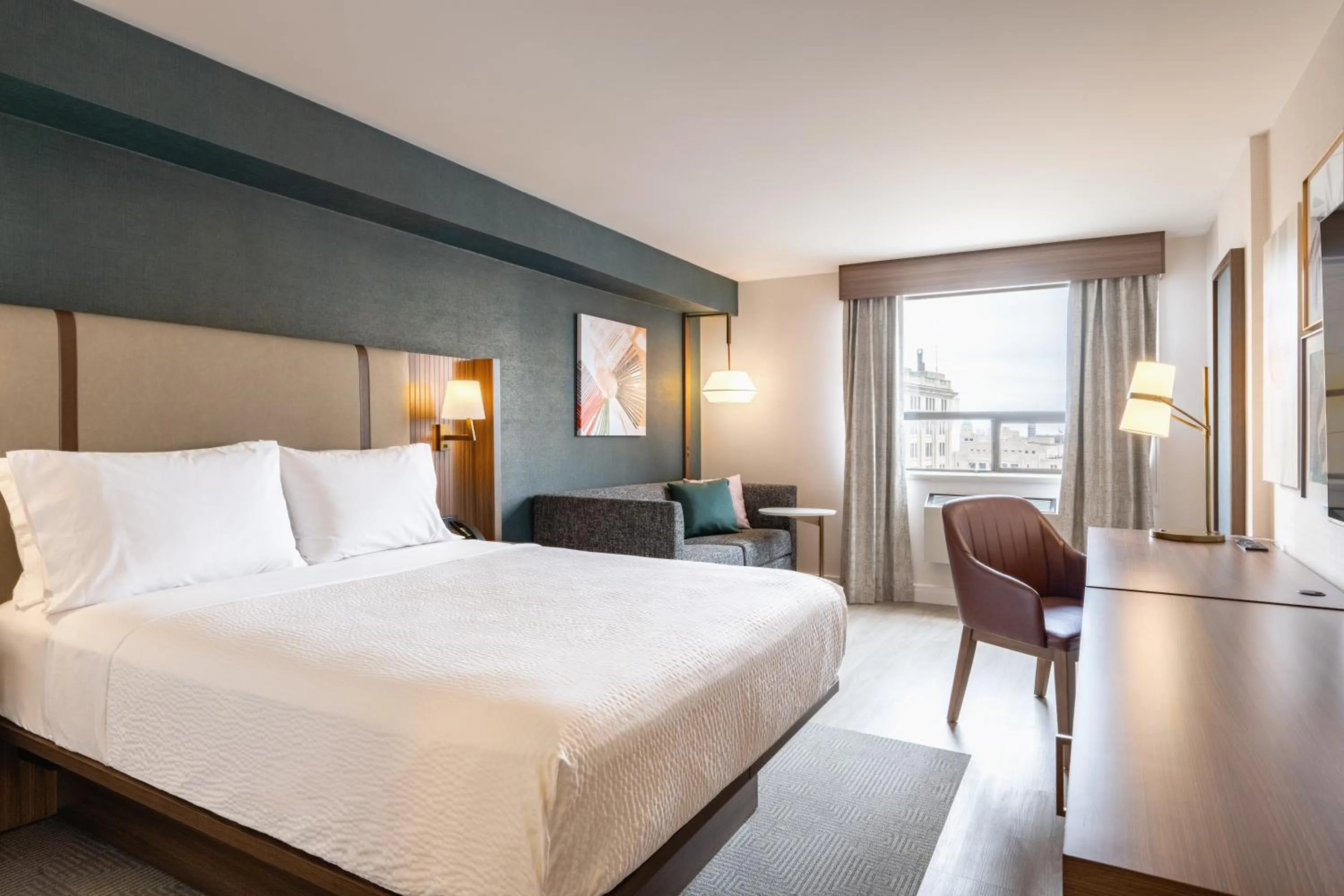 Bedroom, Bed in Holiday Inn & Suites Winnipeg Downtown by IHG