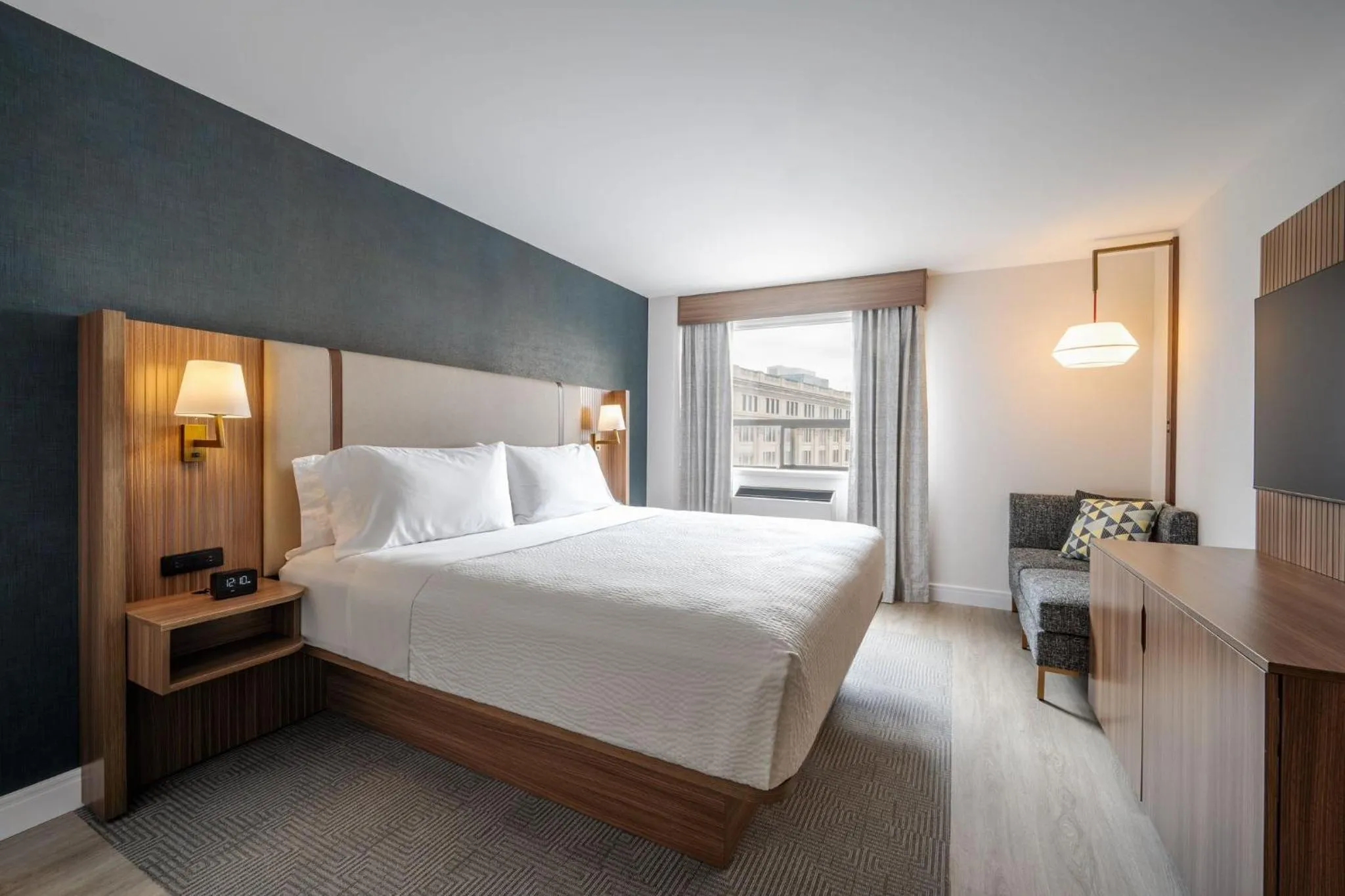 Photo of the whole room, Bed in Holiday Inn & Suites Winnipeg Downtown by IHG