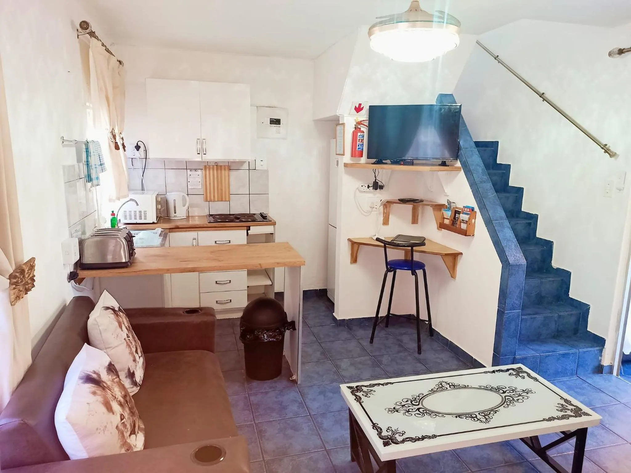 Kitchen or kitchenette in Queensburgh B&B or Self Catering