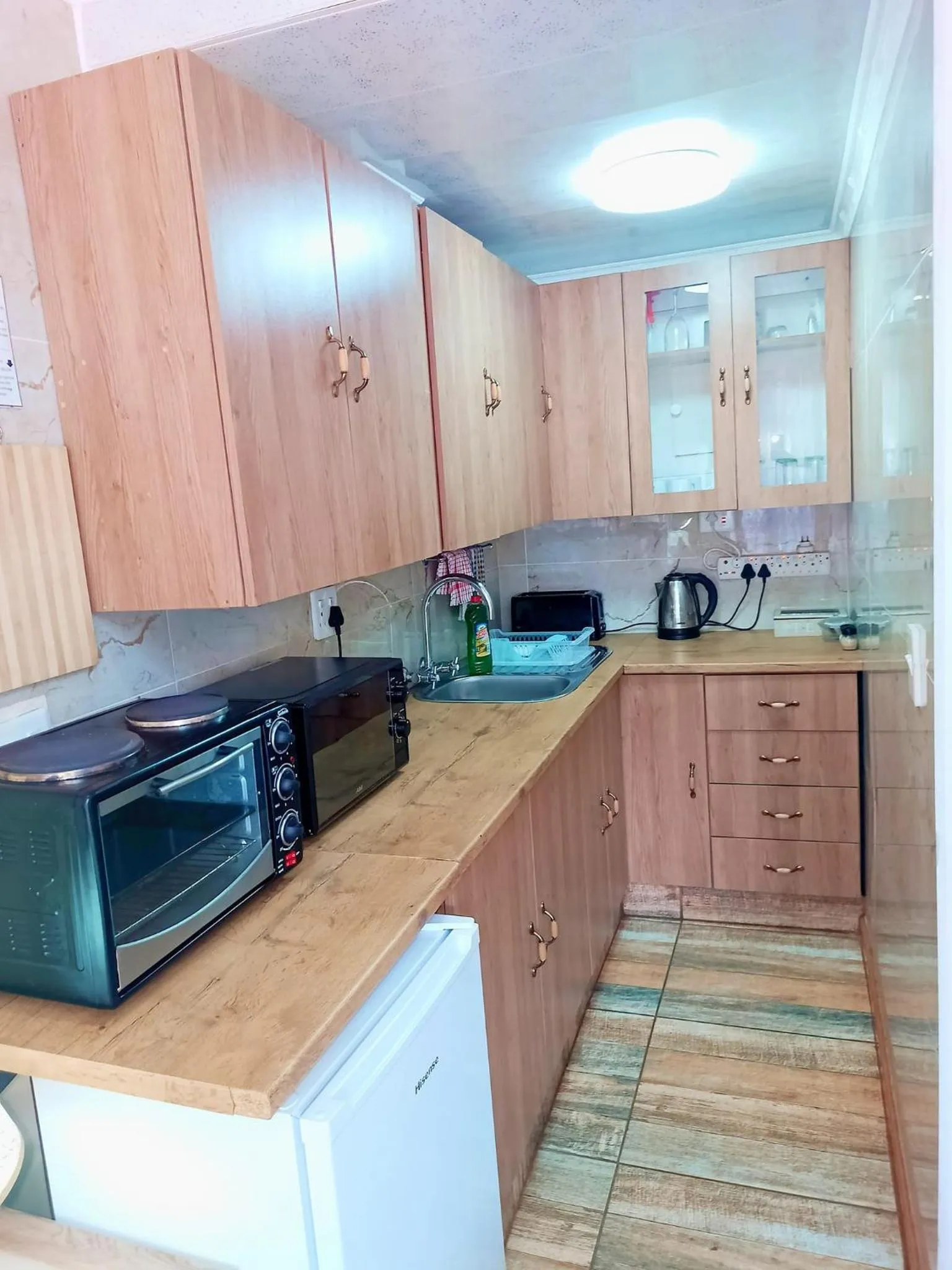 Kitchen or kitchenette in Queensburgh B&B or Self Catering