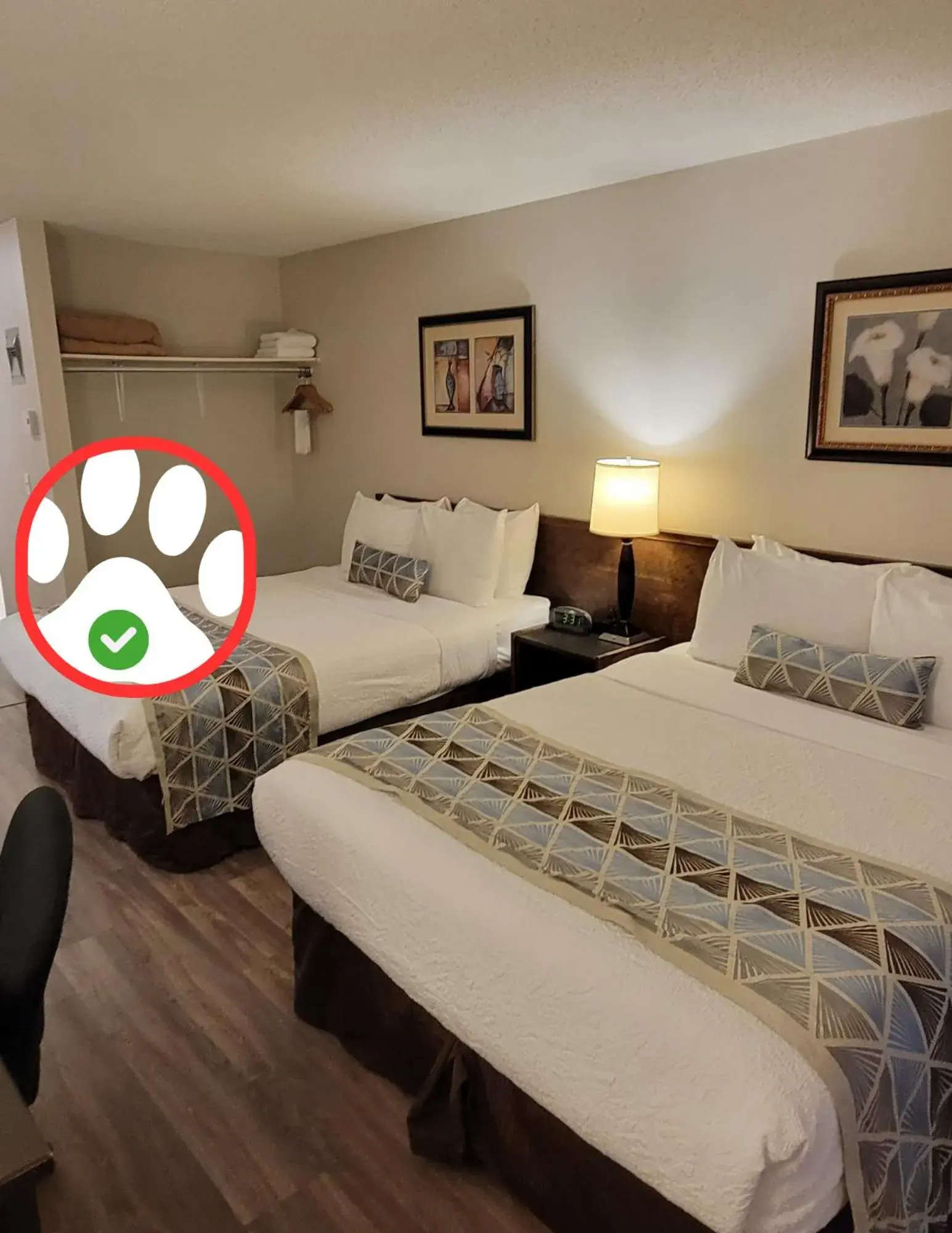 Standard Room, 2 Queen Beds (Pet Friendly) in Dilworth Inn Kelowna Standard Room, 2 Queen Beds (Pet Friendly) in Dilworth Inn Kelowna