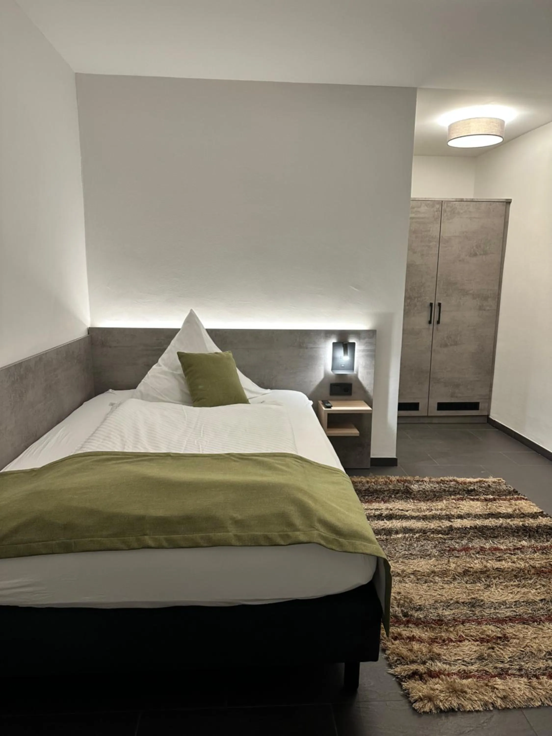 Living room, Bed in an Hotel