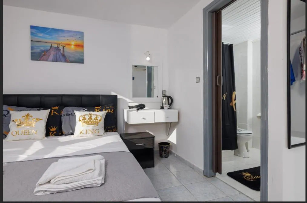 Bed in Kings Hersonissos Hotel