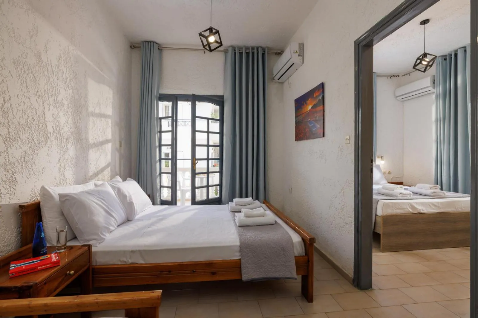 Bed in Kings Hersonissos Hotel