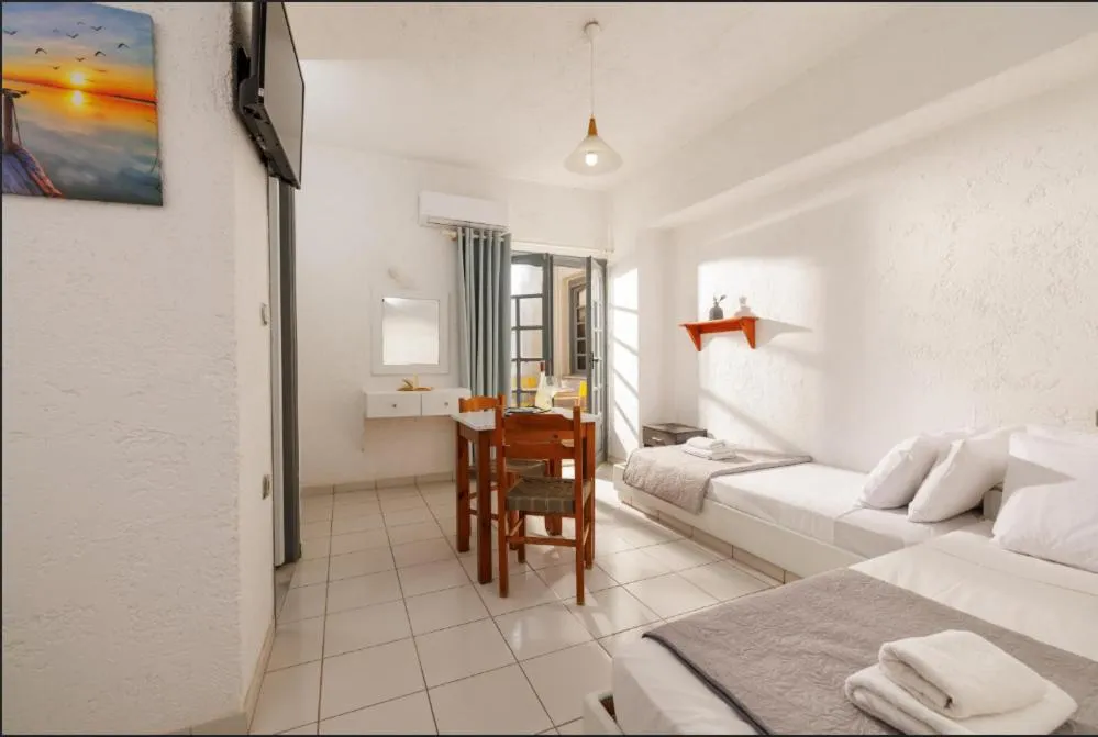 Bed in Kings Hersonissos Hotel