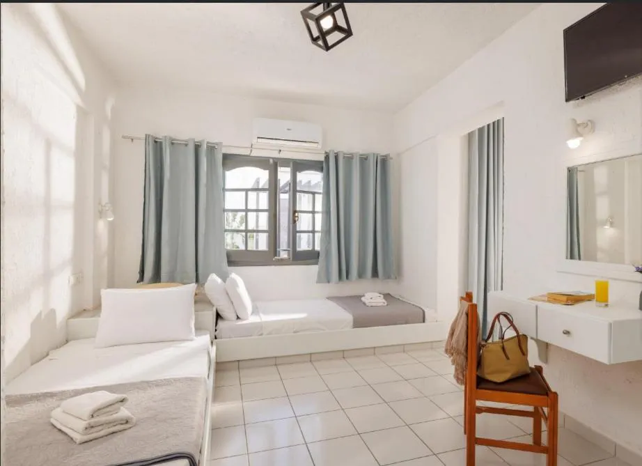 Bed in Kings Hersonissos Hotel