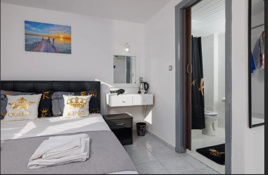 Bed in Kings Hersonissos Hotel