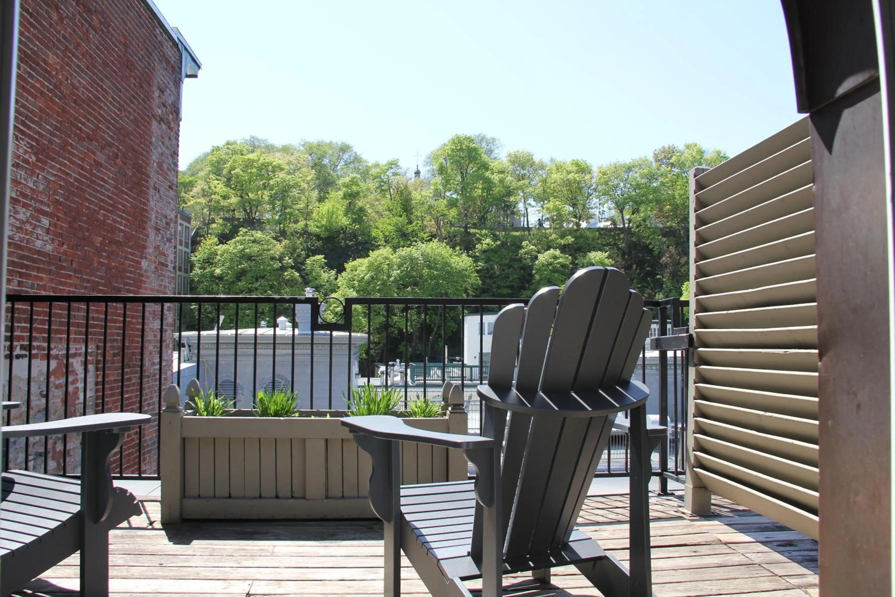 Balcony/Terrace in Auberge Saint-Antoine
