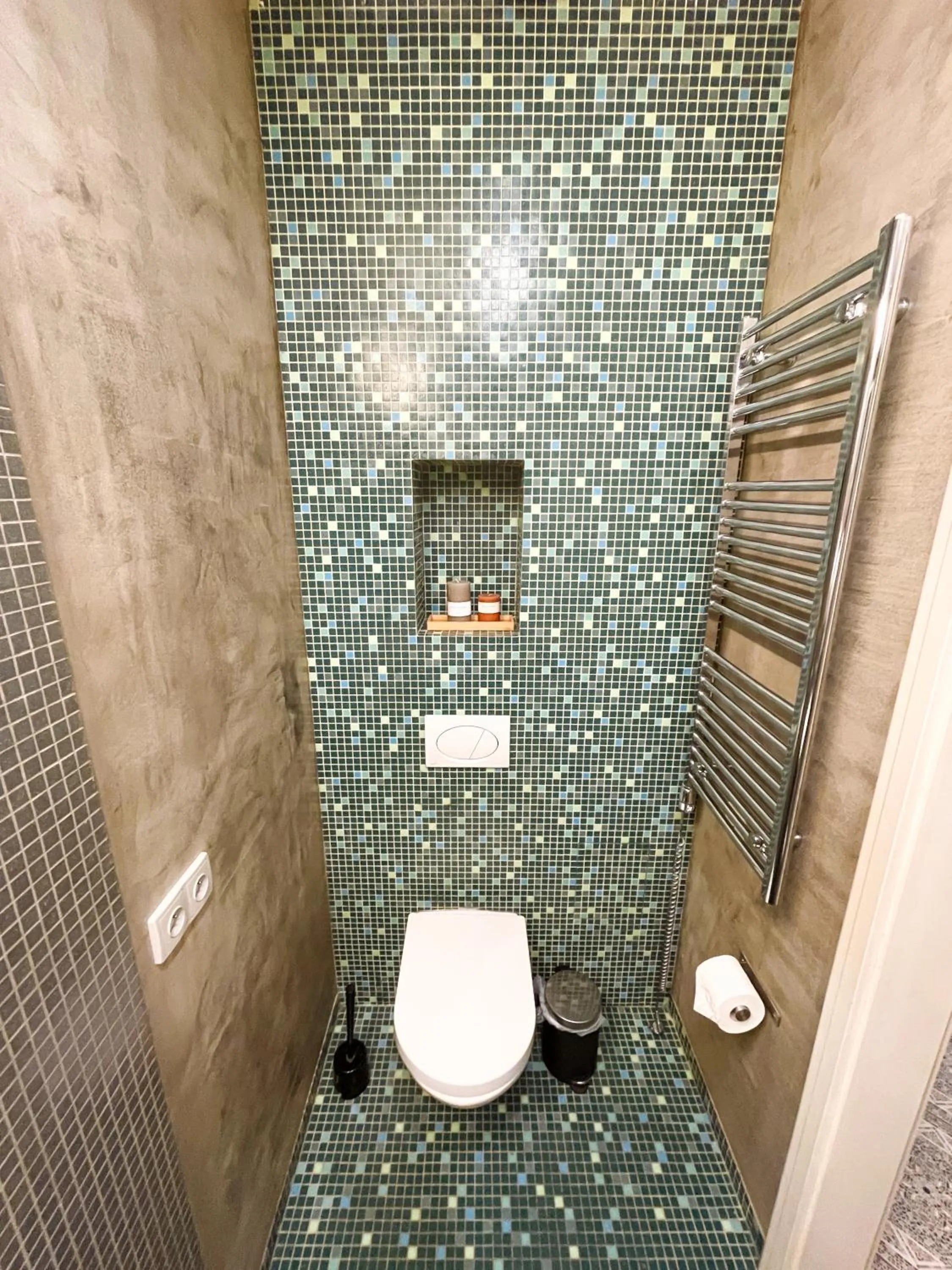 Toilet in Old Town Square Apartments