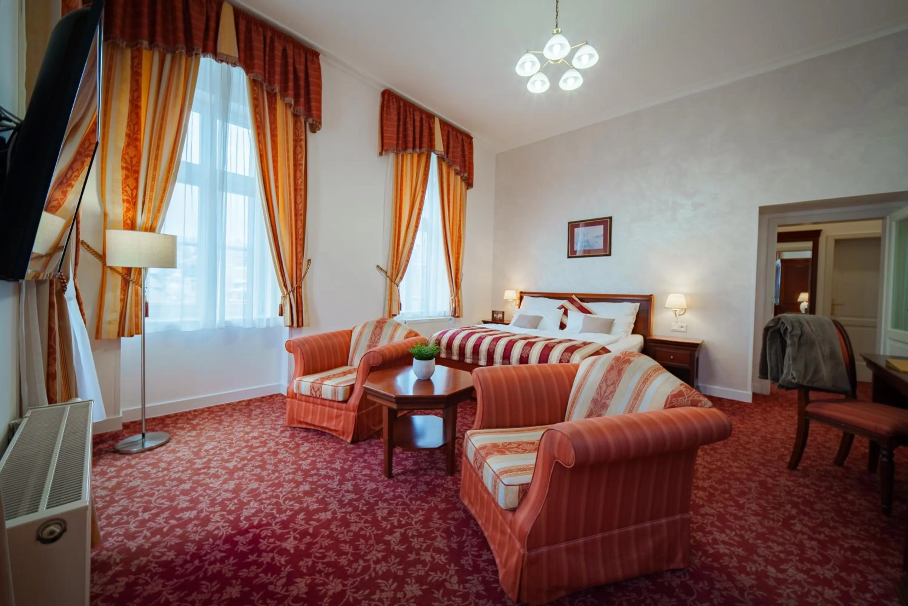 Bed in Hotel Ontario