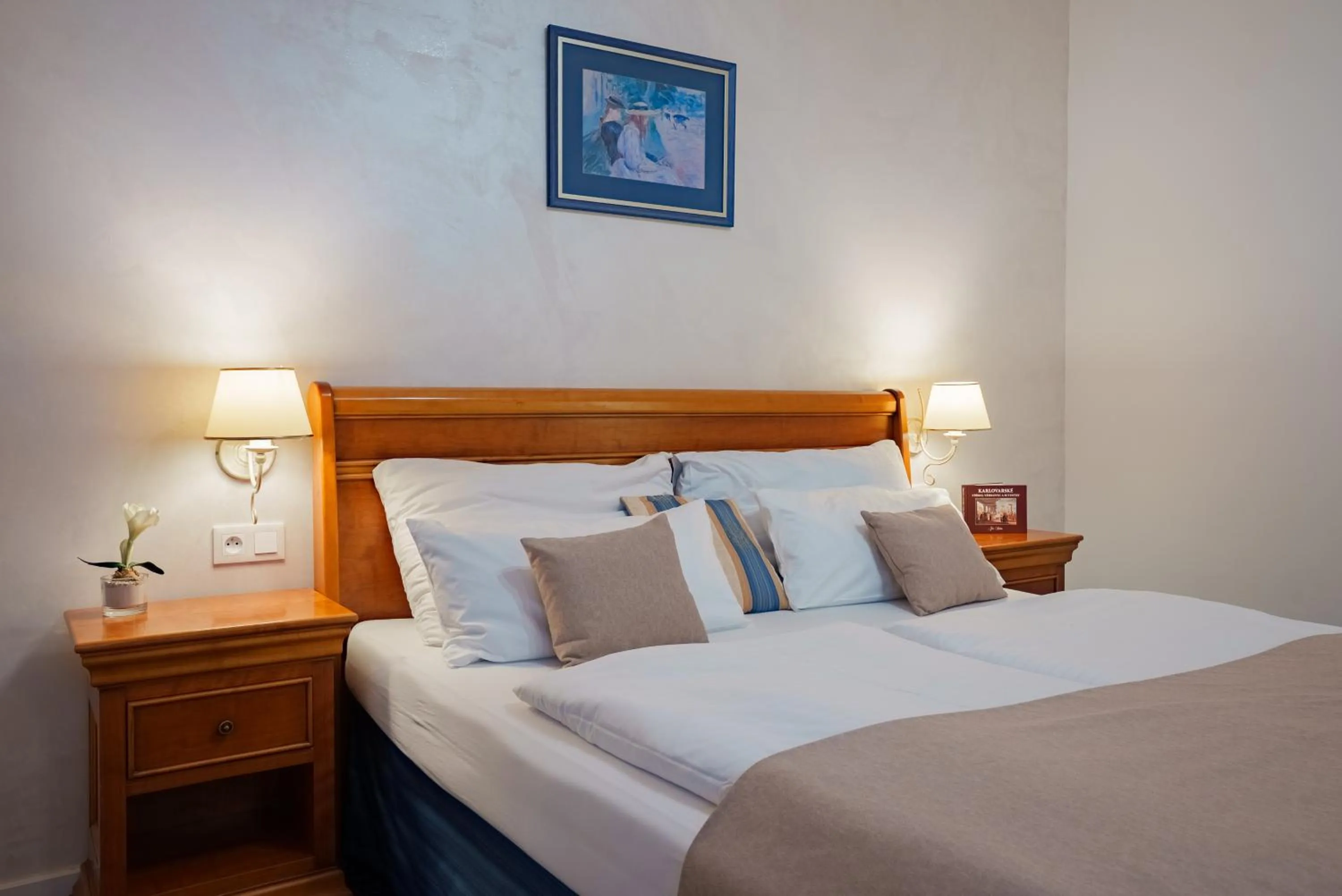 Bed in Hotel Ontario