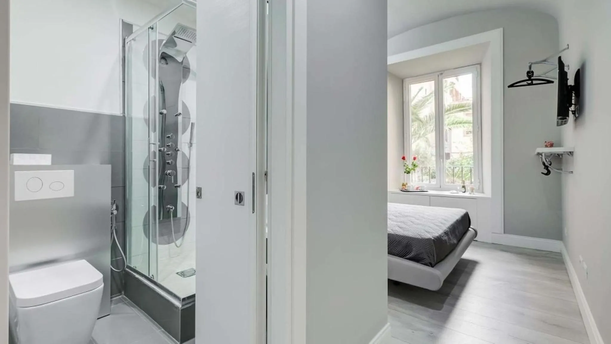 Shower, Bed in Scipioni Best Rooms