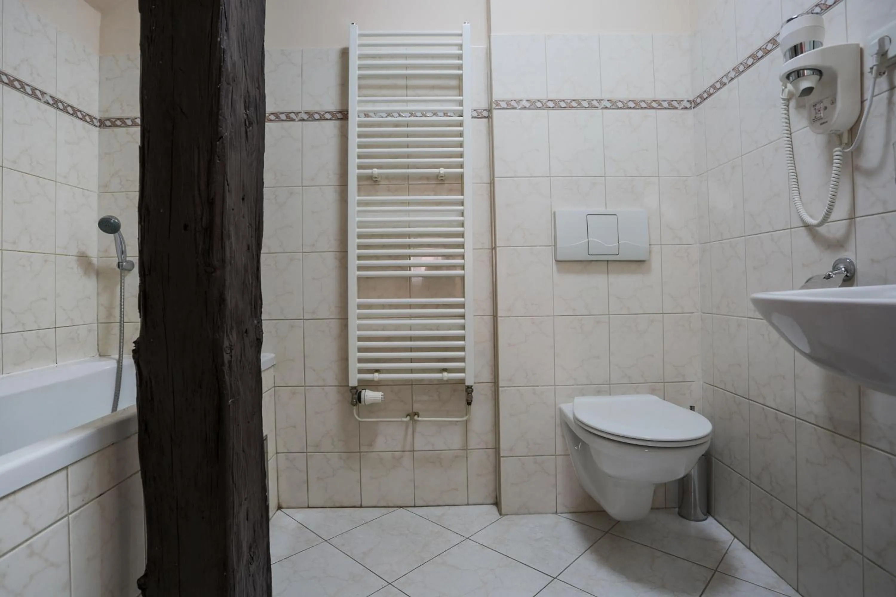 Toilet in Pension U Lilie