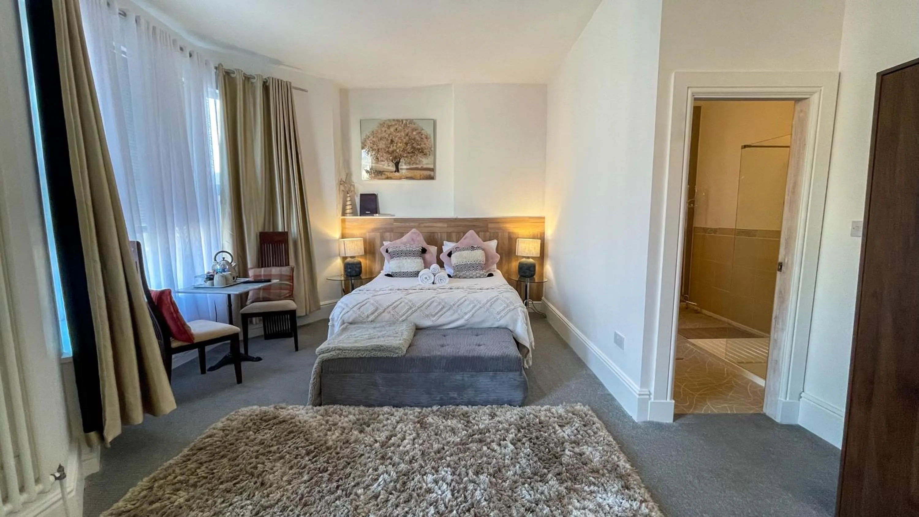 Bed in The Chatwal Boutique Hotel